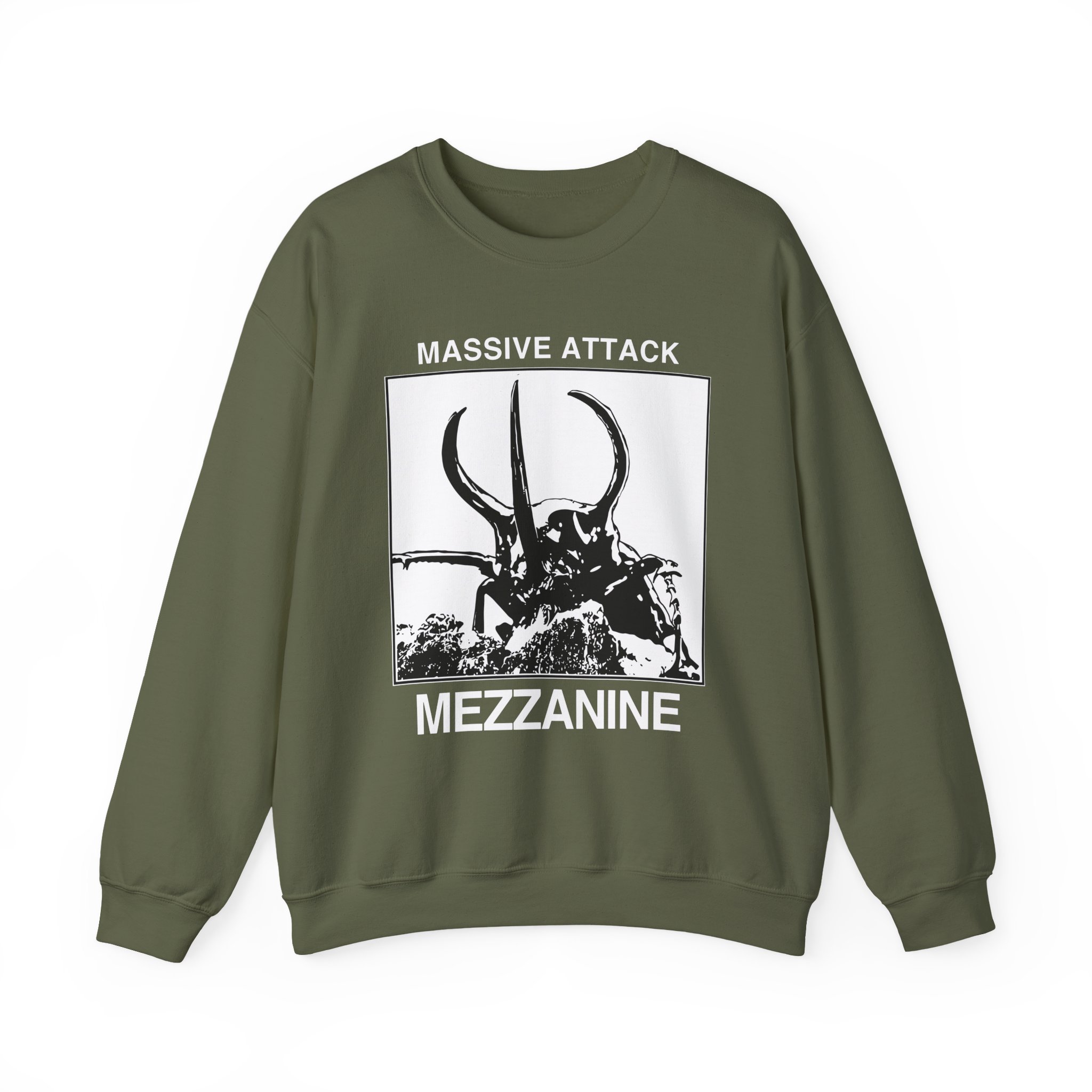 Massive Attack Mezzanine Unisex Heavy Blendâ„¢ Crewneck Sweatshirt