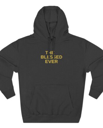 Max Holloway the Blessed Ever Three-Panel Fleece Hoodie