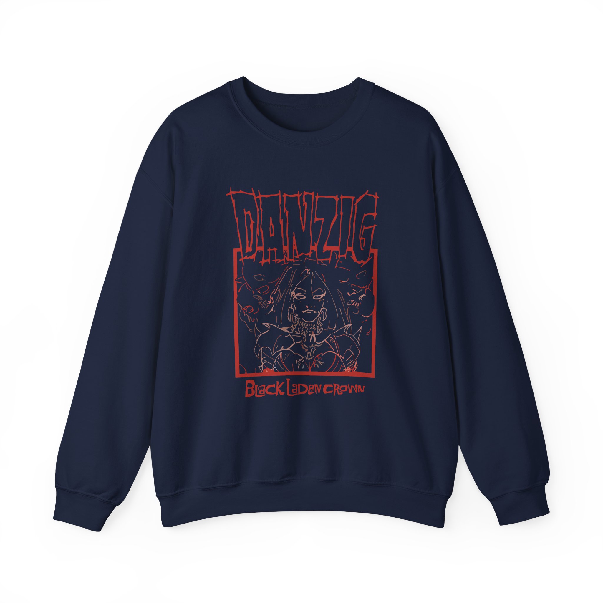 Danzig Black Laden Crown Unisex Heavy Blendâ„¢ Crewneck Sweatshirt