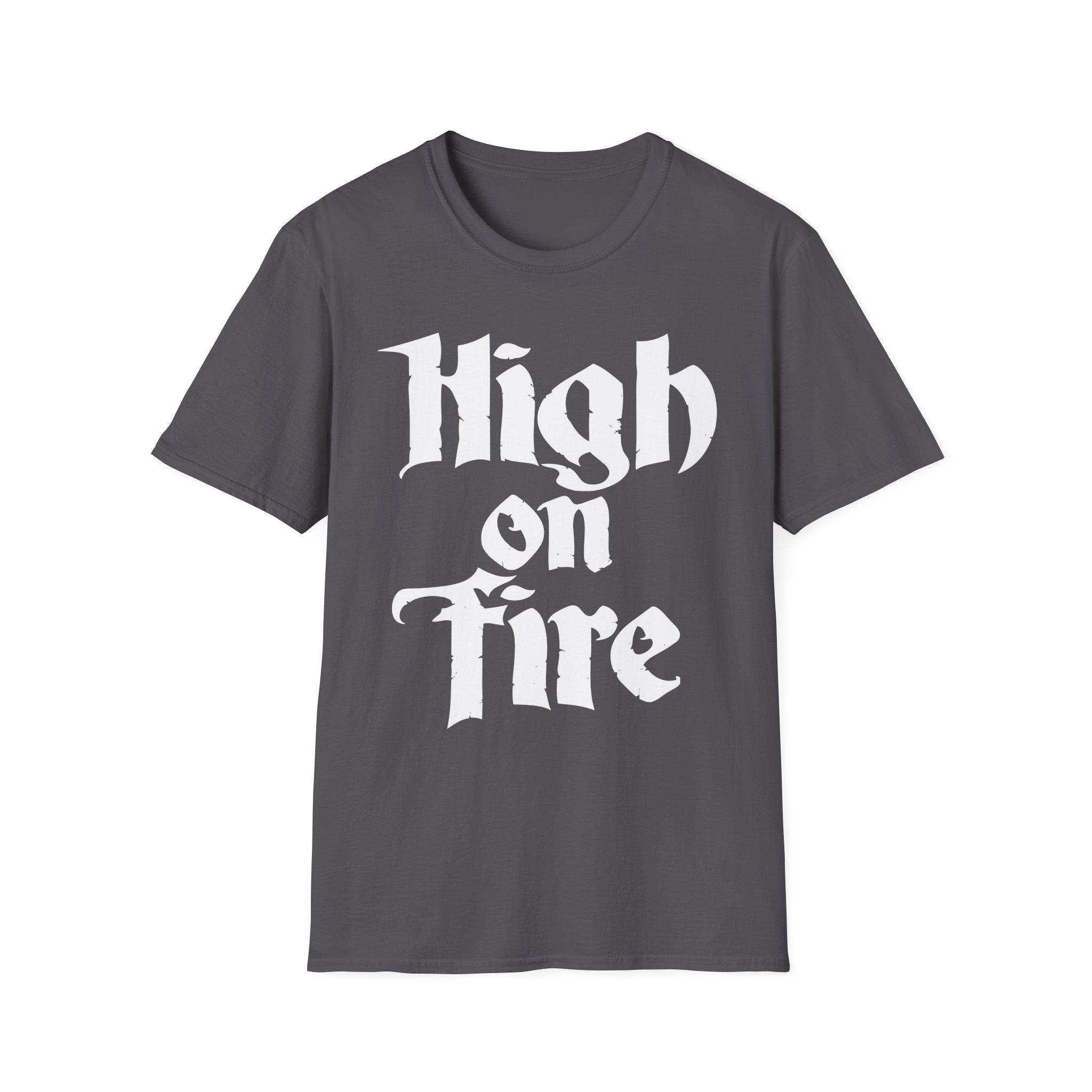 High on Fire Logo Unisex Softstyle T-Shirt