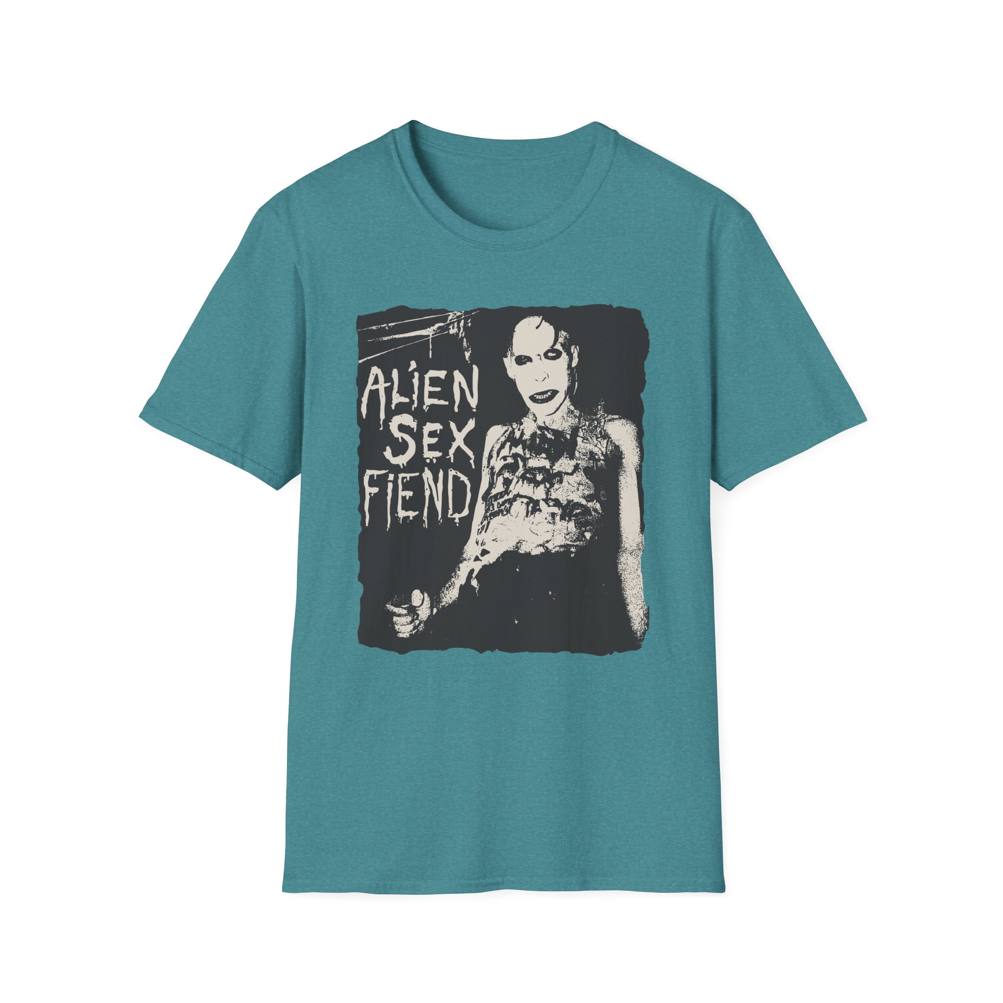 Alien Sex Fiend Nik Fiend Unisex Softstyle T-Shirt