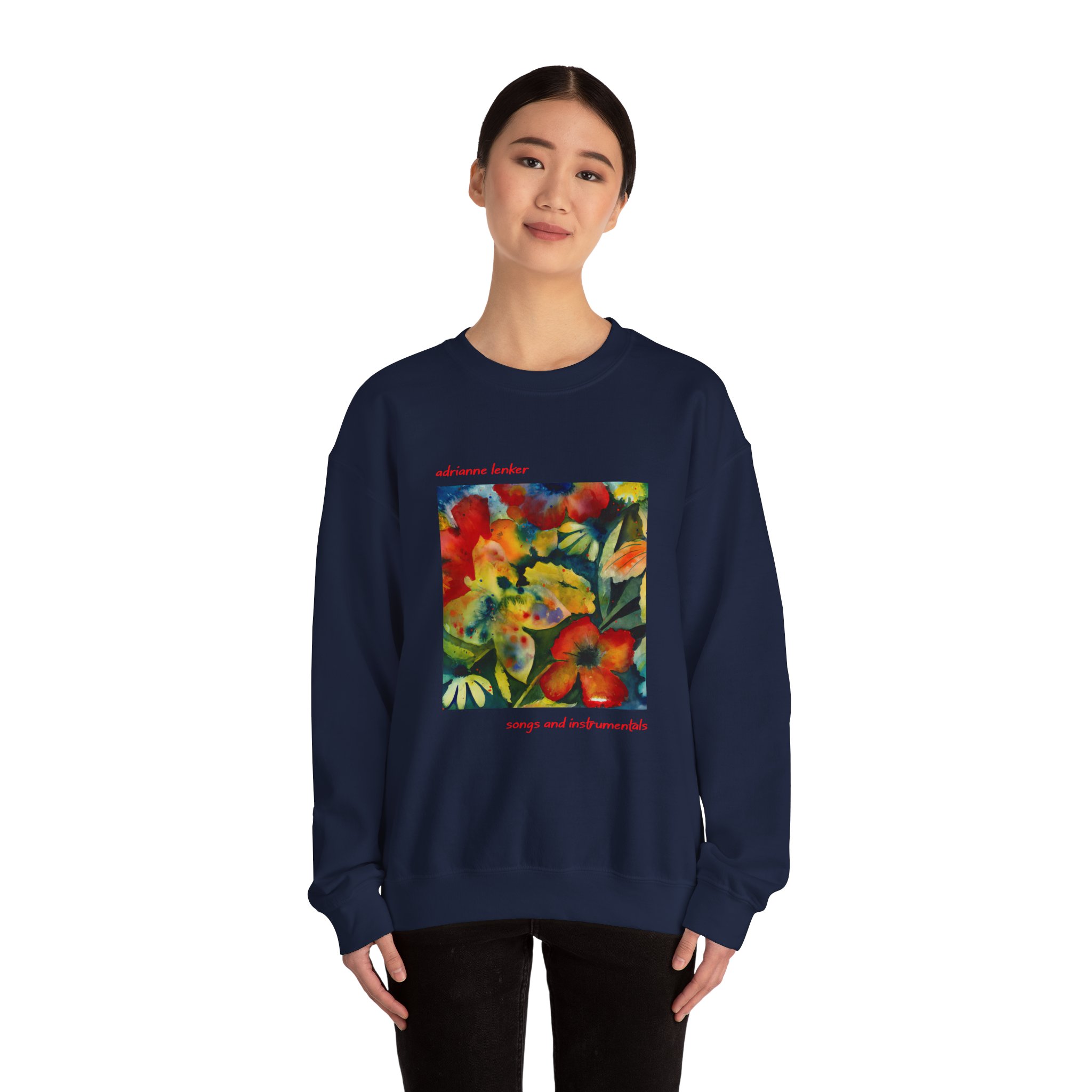 Adrianne Lenker Songs and Instrumentals Unisex Heavy Blend Crewneck Sweatshirt