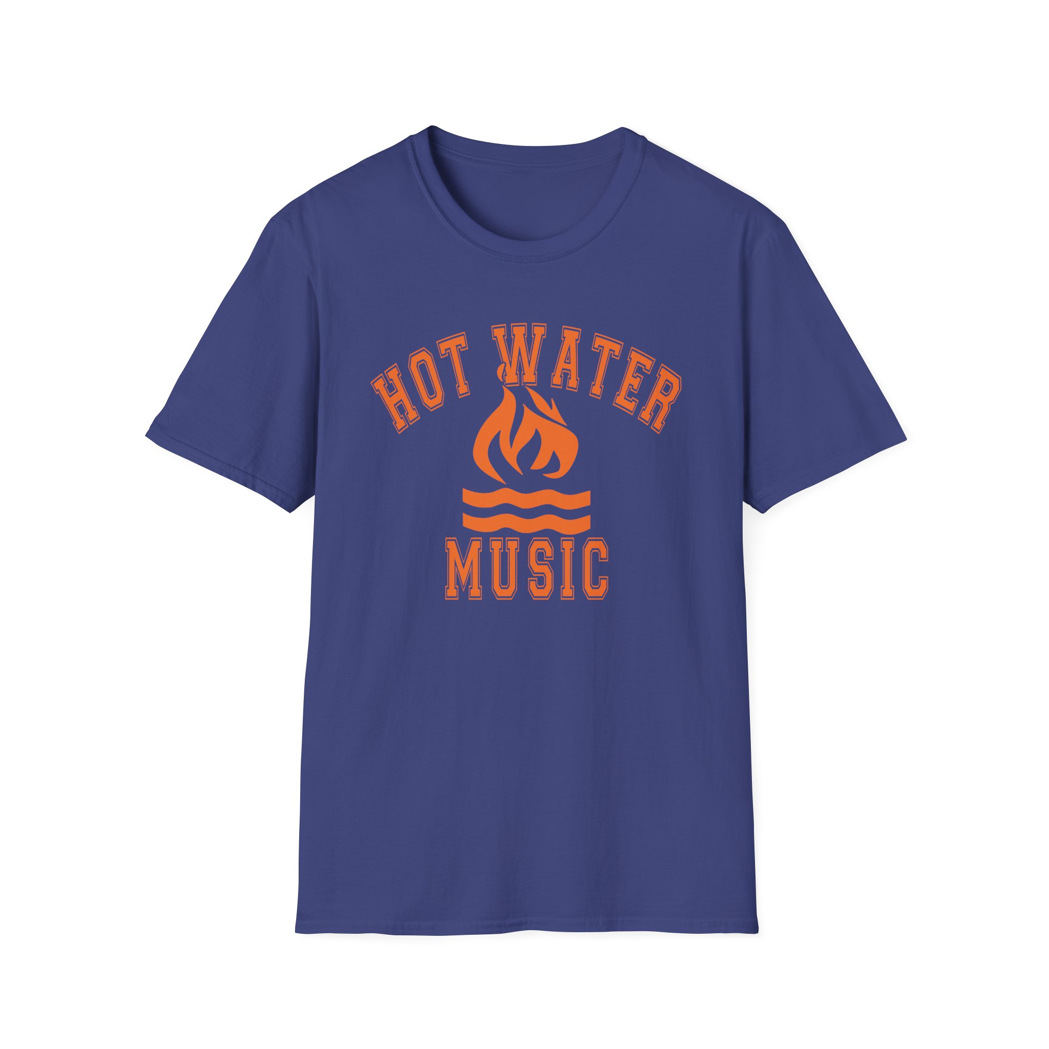 Hot Water Music College Flame Unisex Softstyle T-Shirt