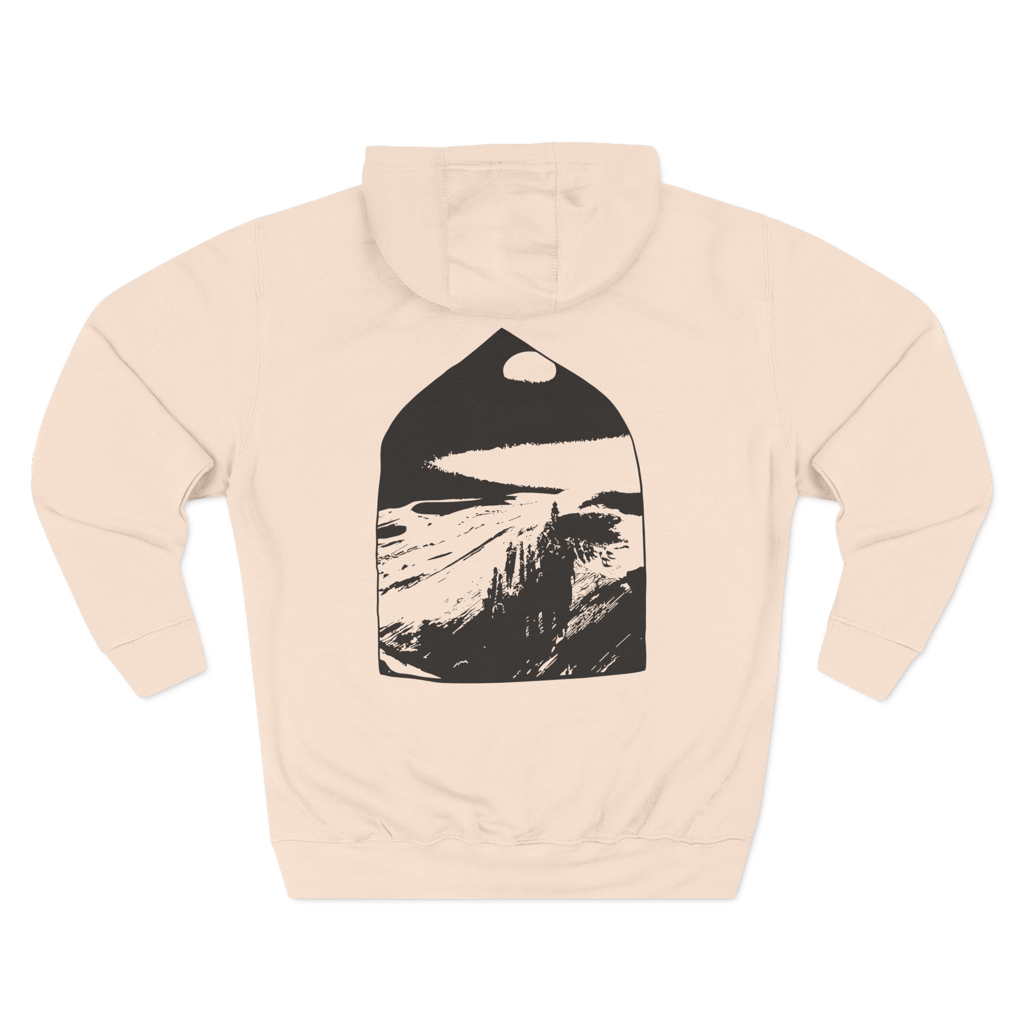 YM Three-Panel Fleece Hoodie