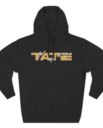 Tate Mcrae Stars Brown Three-Panel Fleece Hoodie