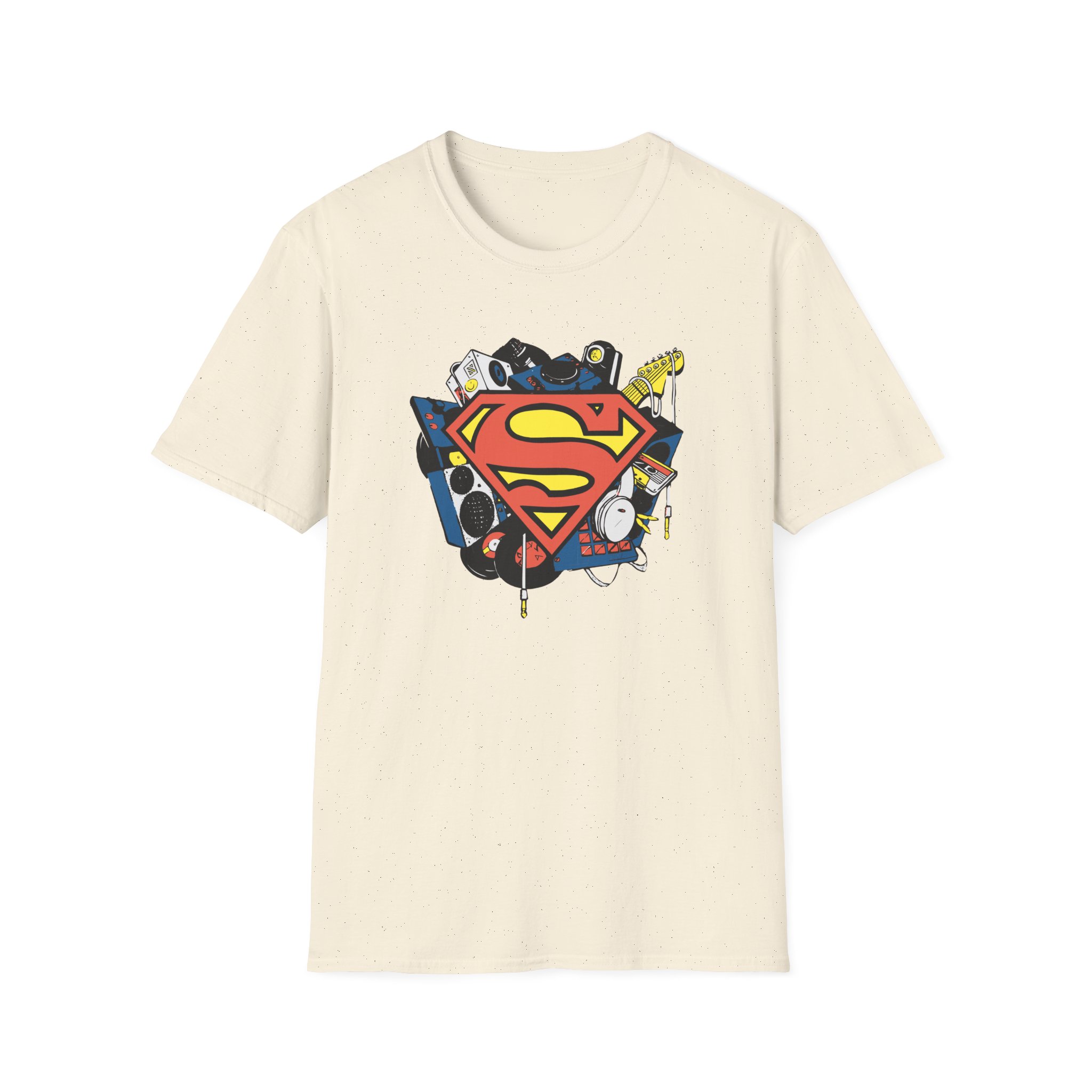 Kaskade X Superman Musician Unisex Softstyle T-Shirt