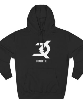 Dimitri K Three-Panel Fleece Hoodie