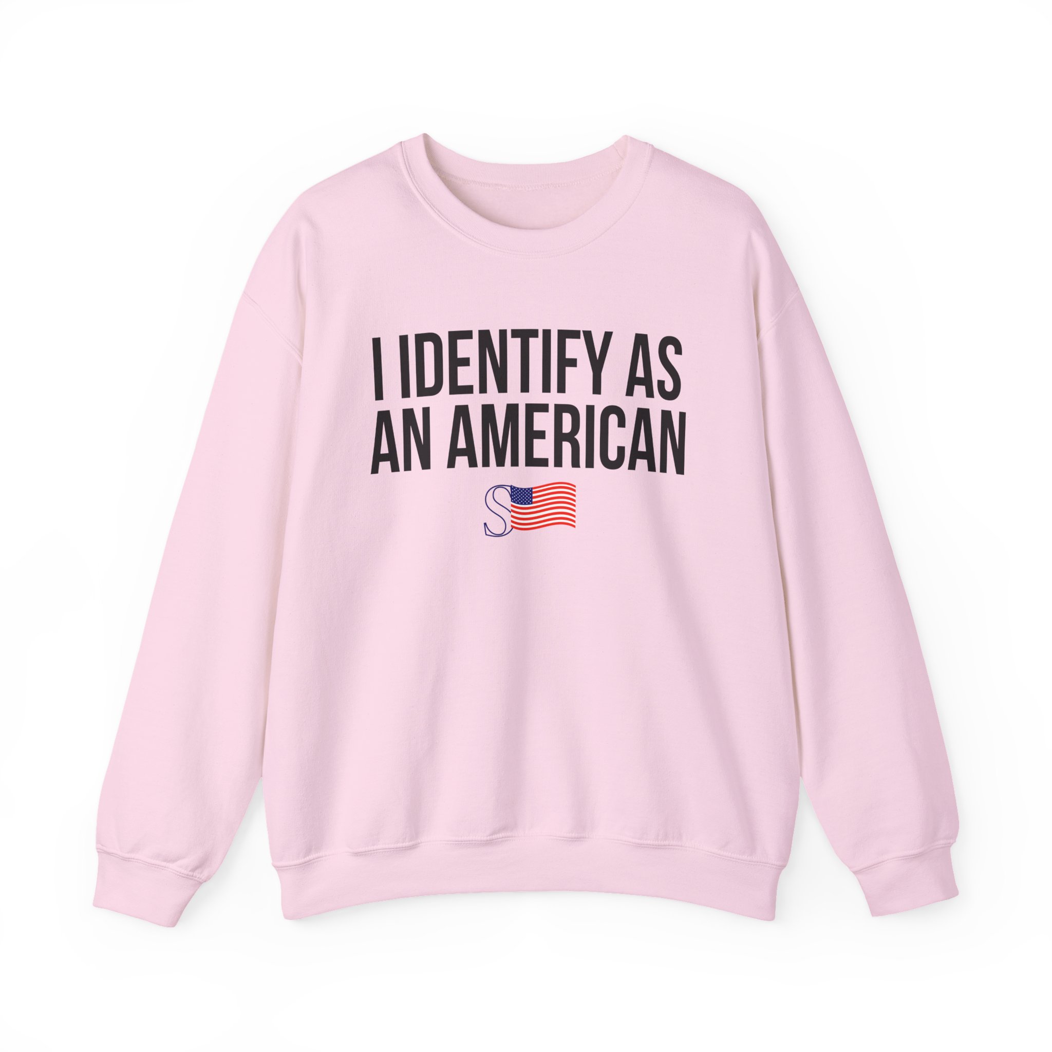 Sean Strickland I Identify as an American Unisex Heavy Blendâ„¢ Crewneck Sweatshirt