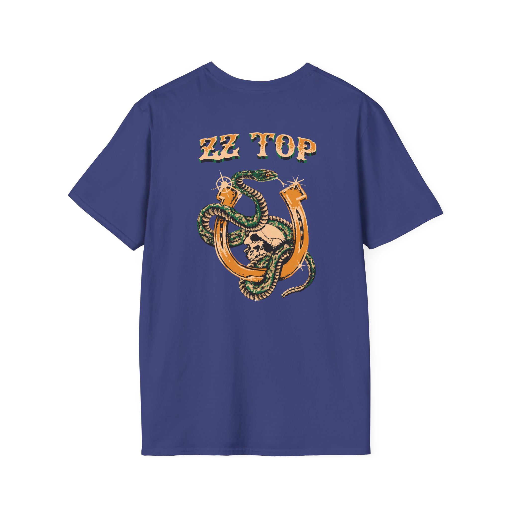 ZZ Top Snake Skull Unisex Softstyle T-Shirt
