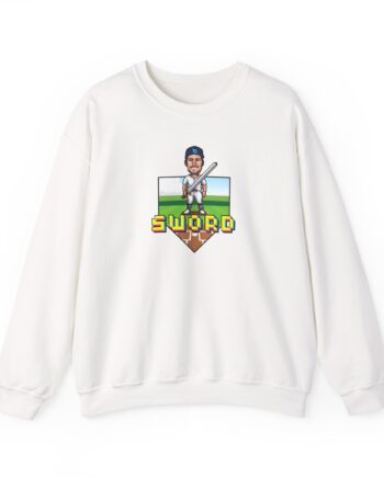 Trevor Bauer Sword Pixel Art Unisex Heavy Blend™ Crewneck Sweatshirt