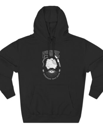 Amigo the Devil Stronger Three-Panel Fleece Hoodie
