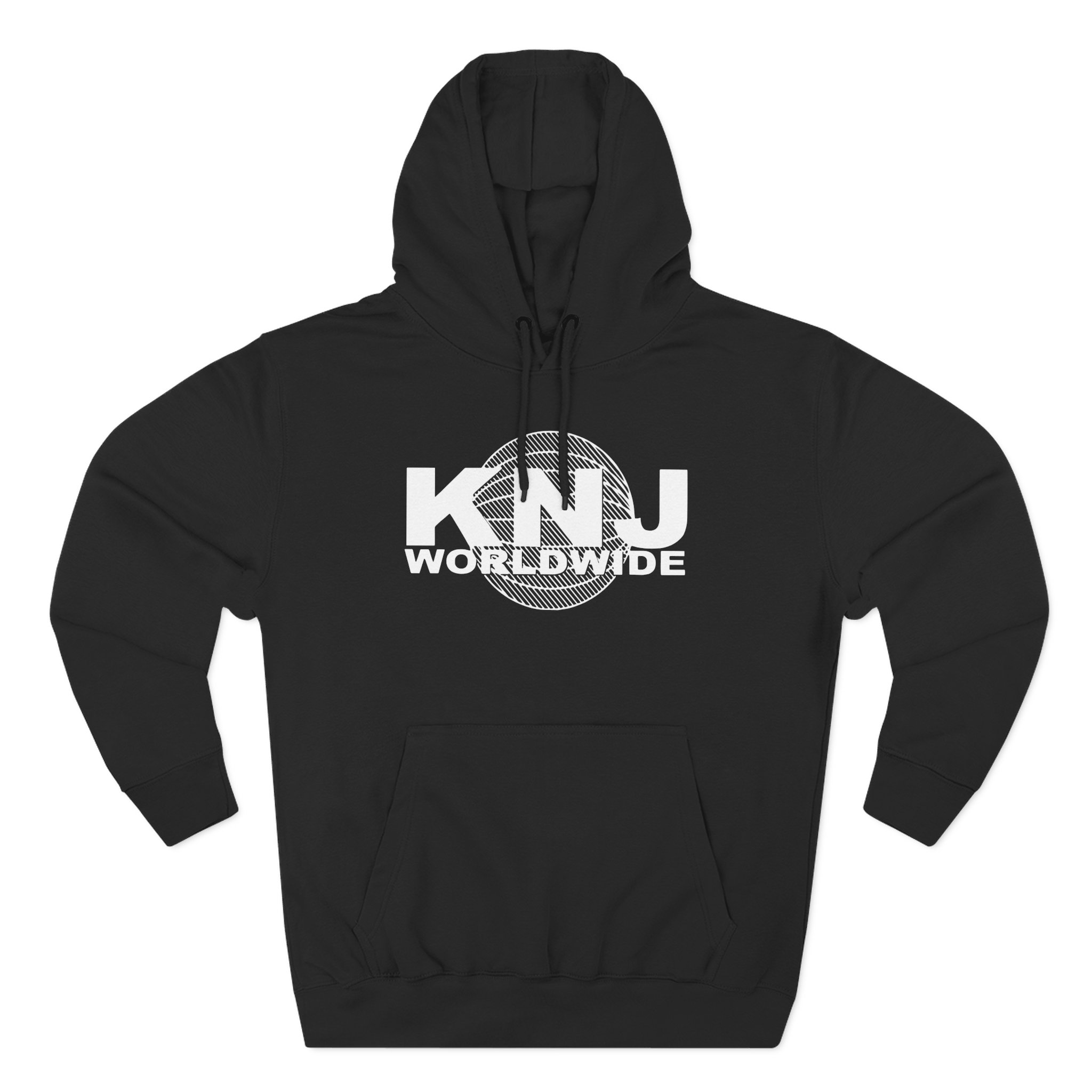 KNJ Three-Panel Fleece Hoodie