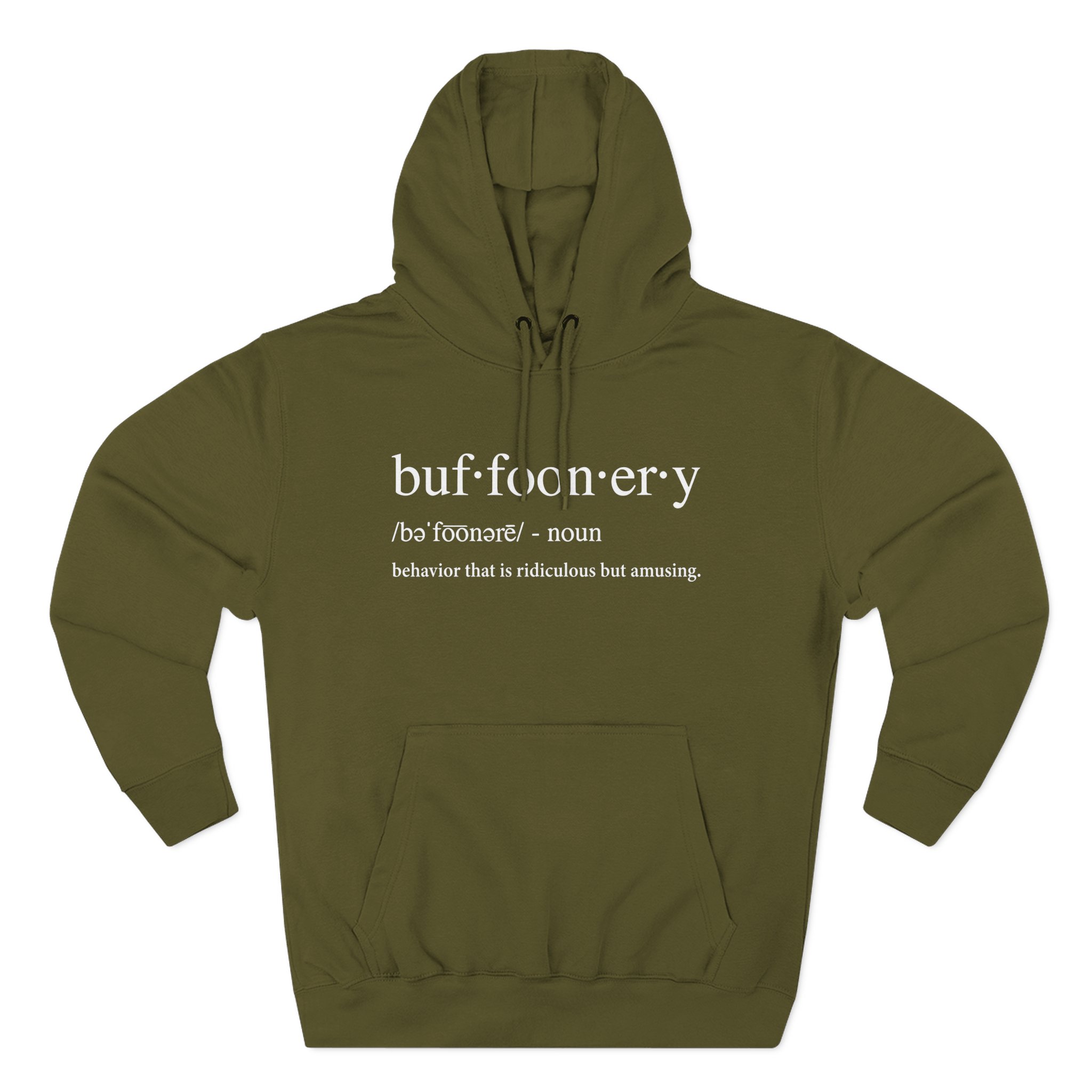 Lofe Buffoonery Three-Panel Fleece Hoodie