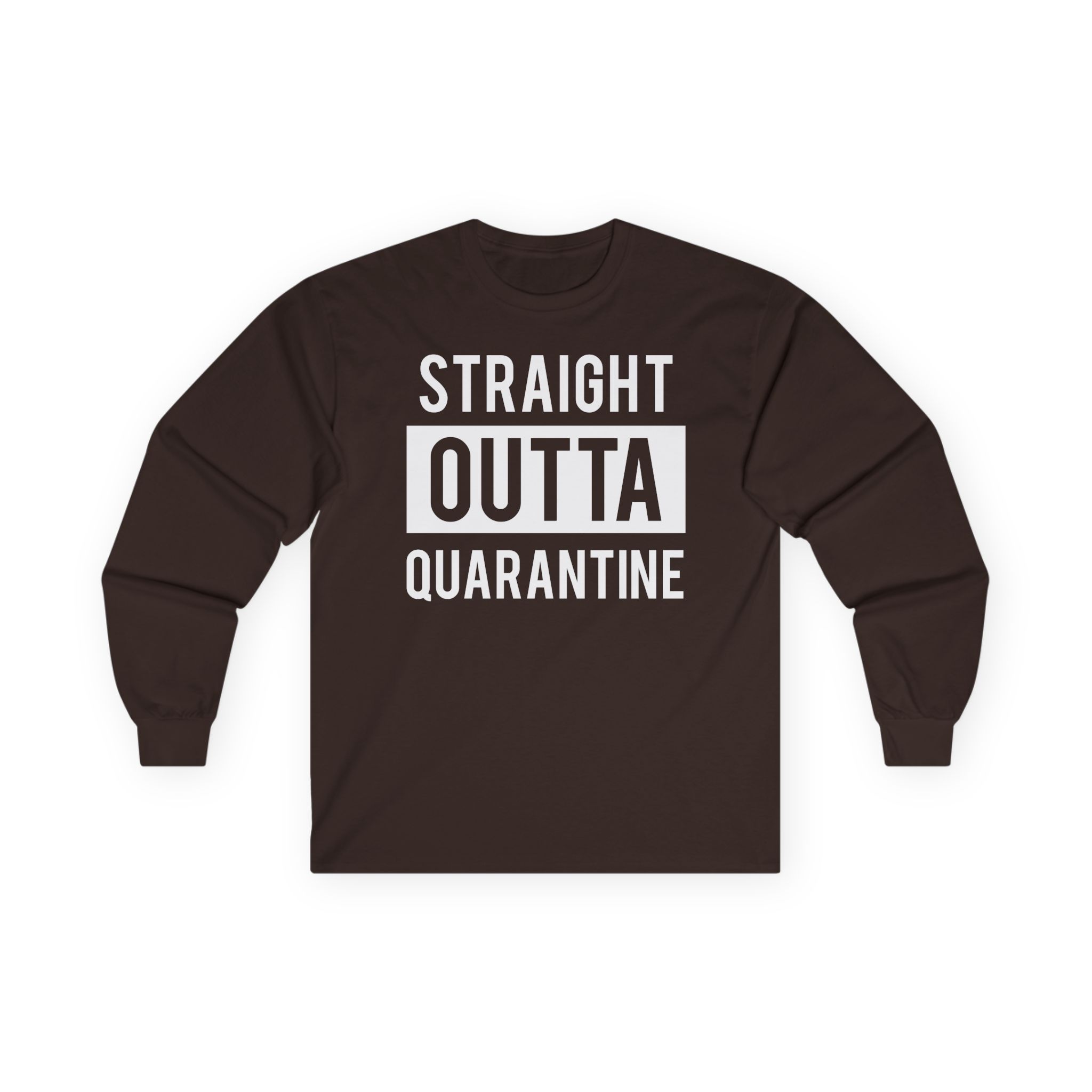 NWA Straight Outta Quarantine Unisex Ultra Cotton Long Sleeve Tee