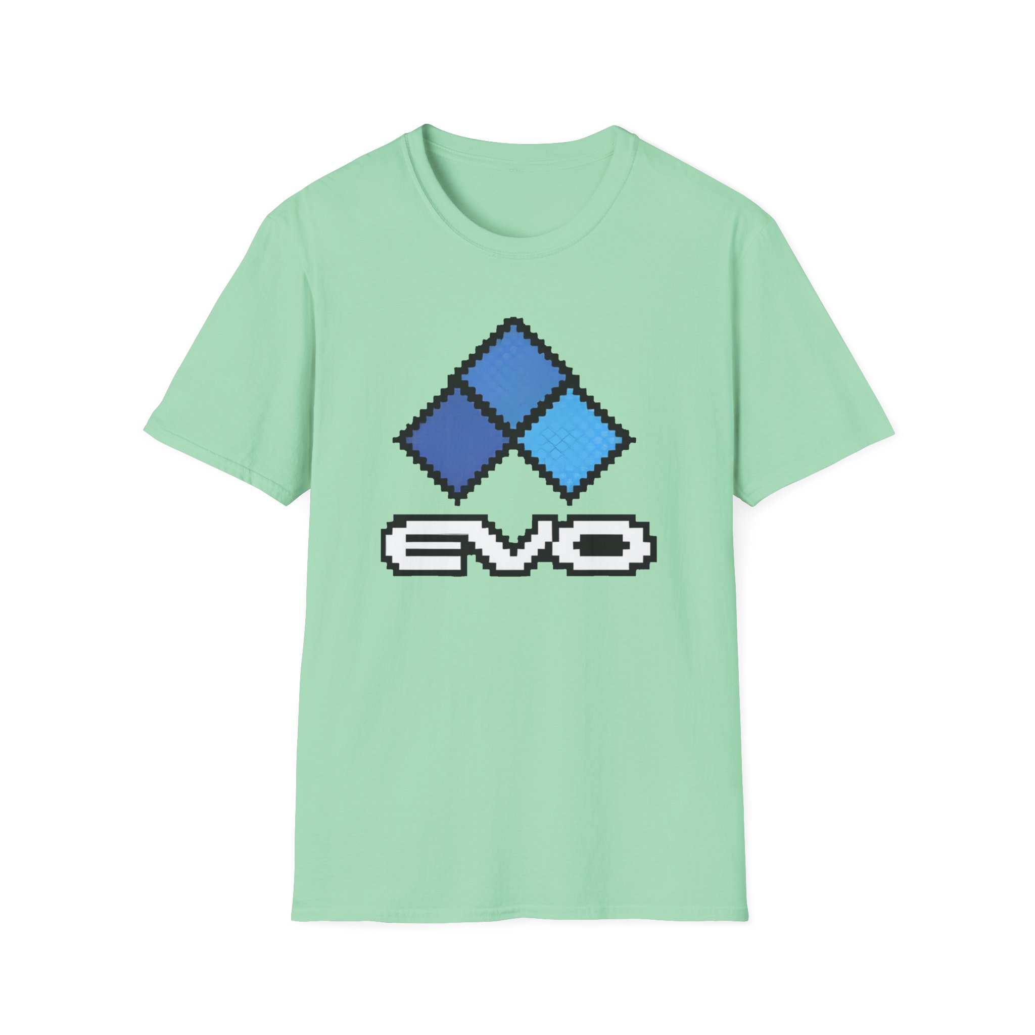 Evo 8 Bit Logo Returns Unisex Softstyle T-Shirt