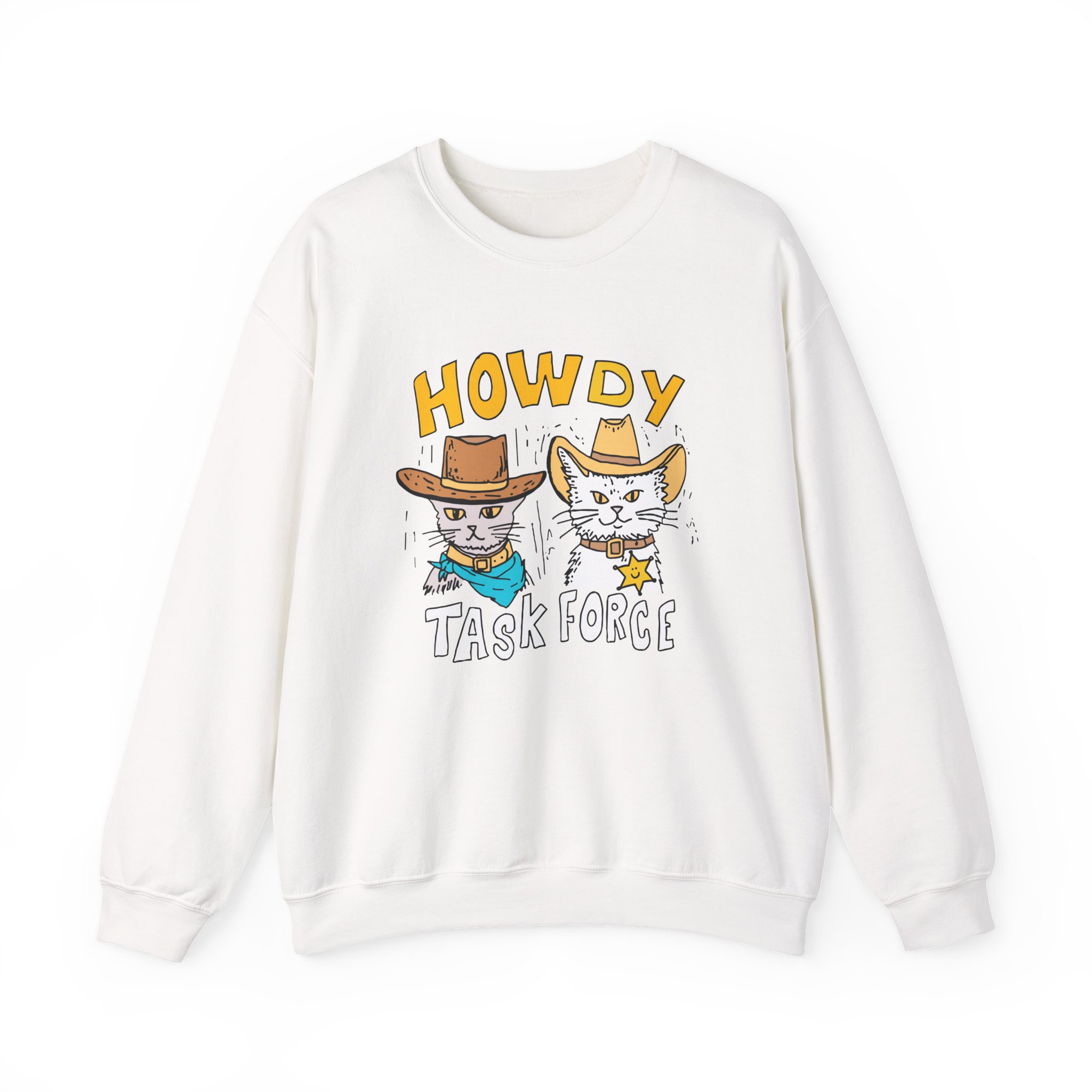 Ryan Trahan Howdy Task Force Unisex Heavy Blendâ„¢ Crewneck Sweatshirt