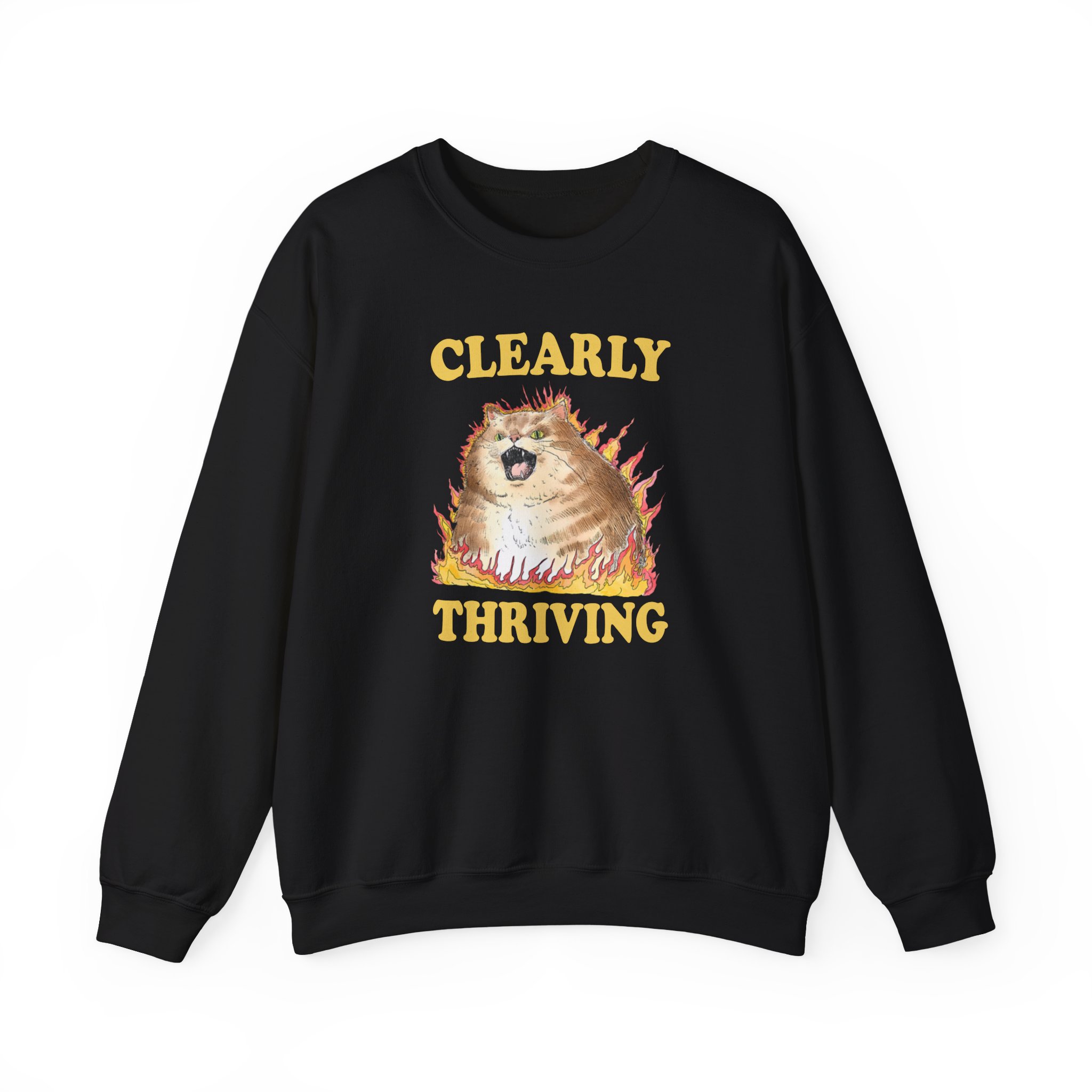 Clearly Thriving Unisex Heavy Blendâ„¢ Crewneck Sweatshirt