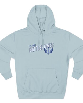 St. Louis Battlehawks 108 Stitches Tarc Merman Three-Panel Fleece Hoodie
