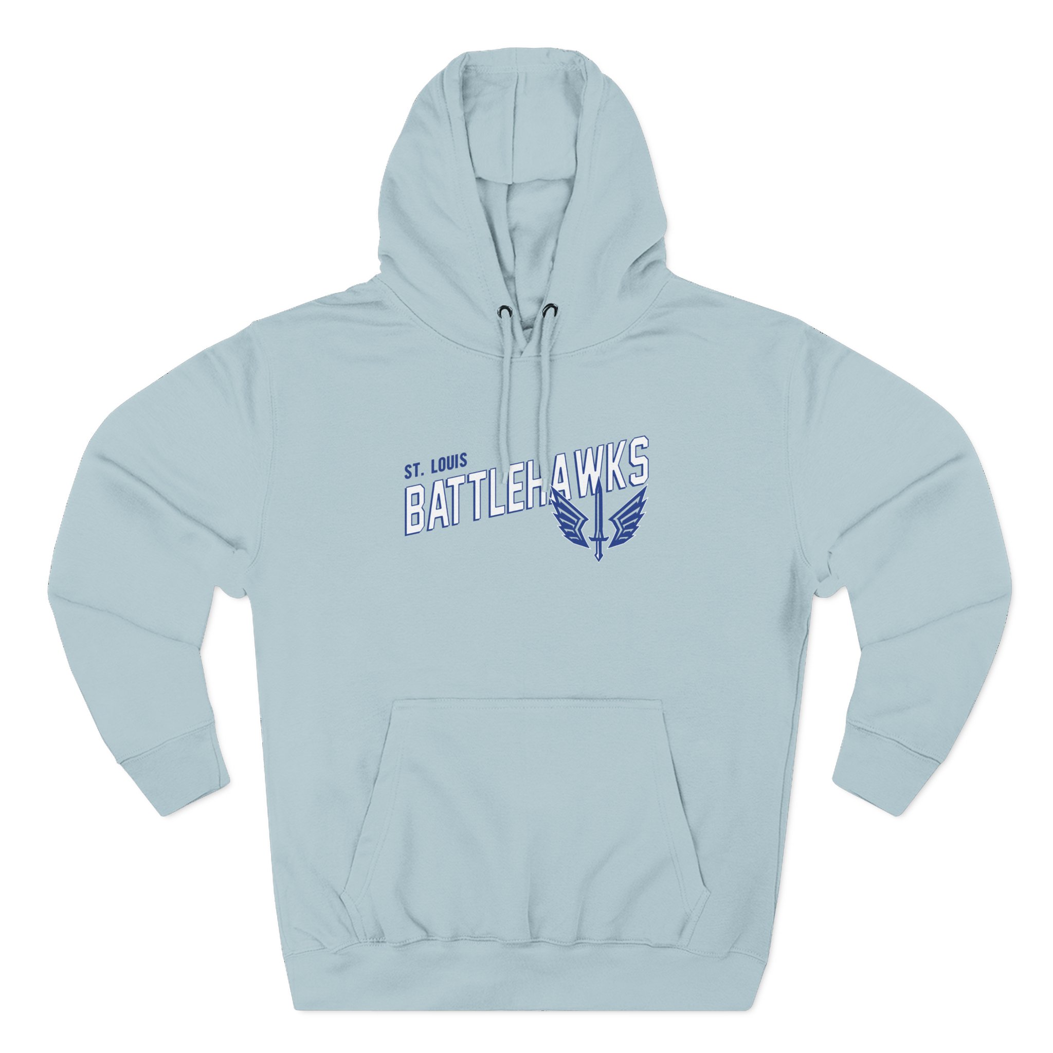 St. Louis Battlehawks 108 Stitches Tarc Merman Three-Panel Fleece Hoodie
