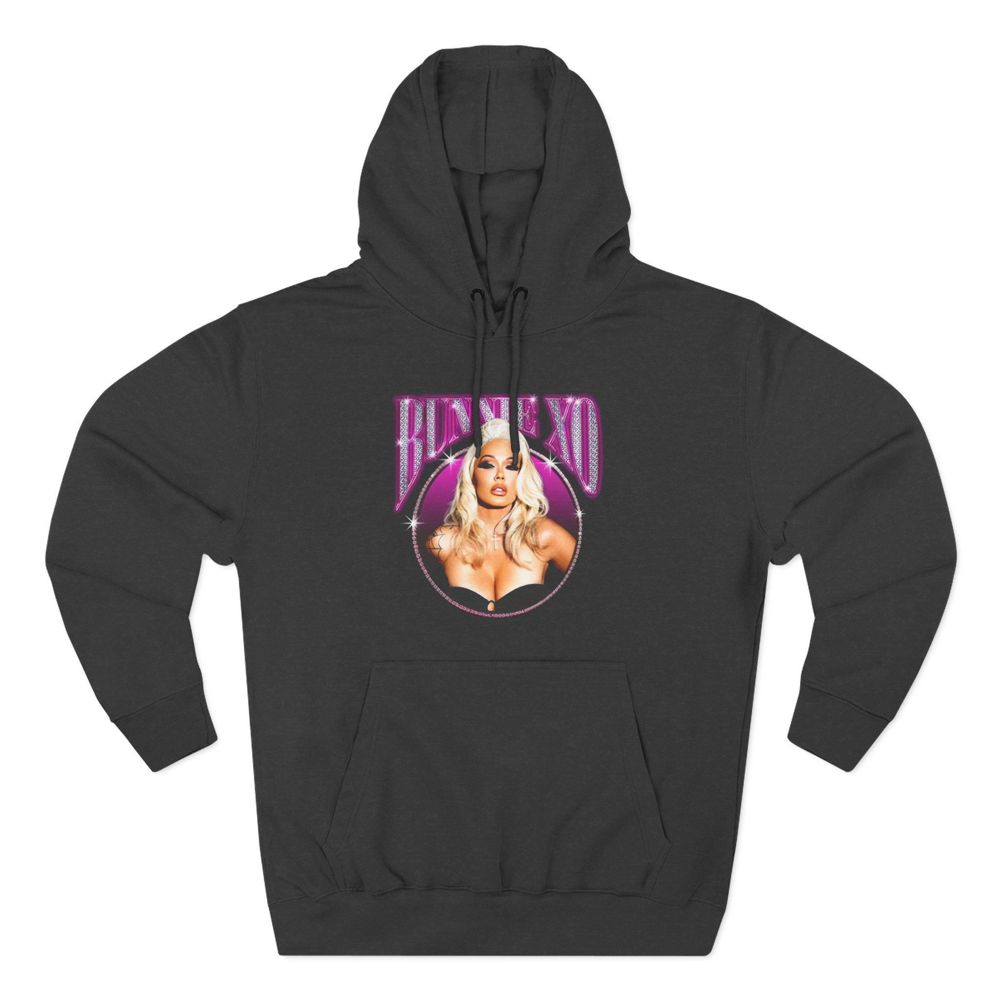 Bunnie Xo Bombshell Three-Panel Fleece Hoodie