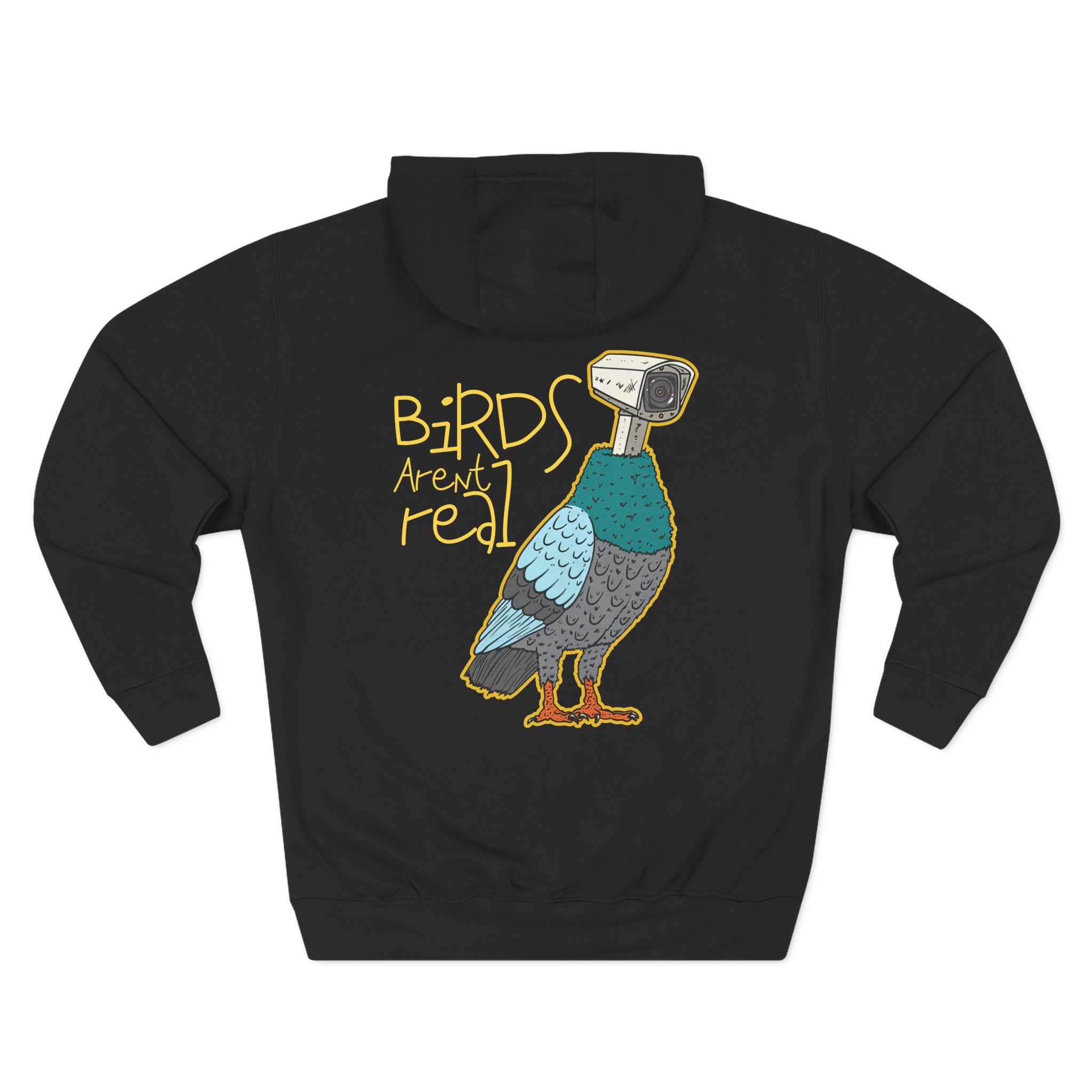 Birds Arent Real Three-Panel Fleece Hoodie