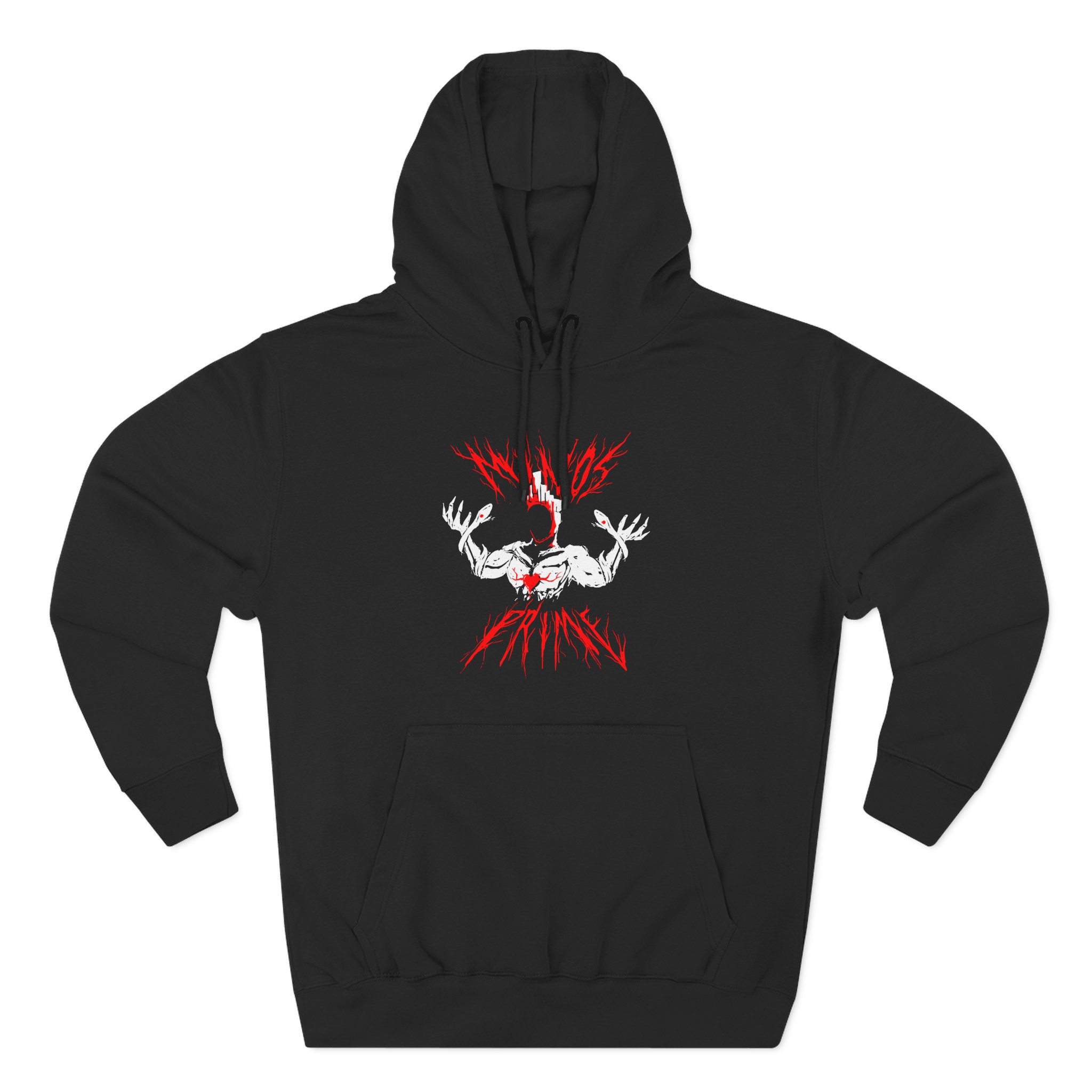 Ultrakill Minos Prime Metal Three-Panel Fleece Hoodie