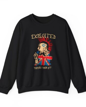 The Exploited Fuck Tories Unisex Heavy Blend™ Crewneck Sweatshirt