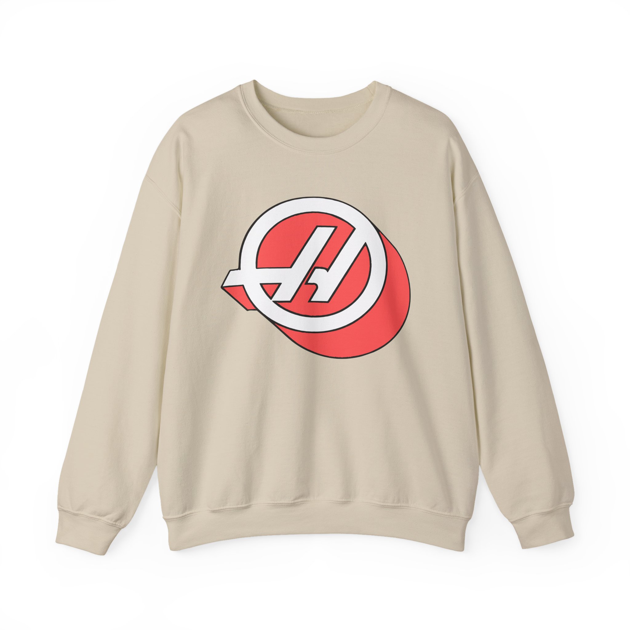 Haas F1 3d Roundel Unisex Heavy Blendâ„¢ Crewneck Sweatshirt