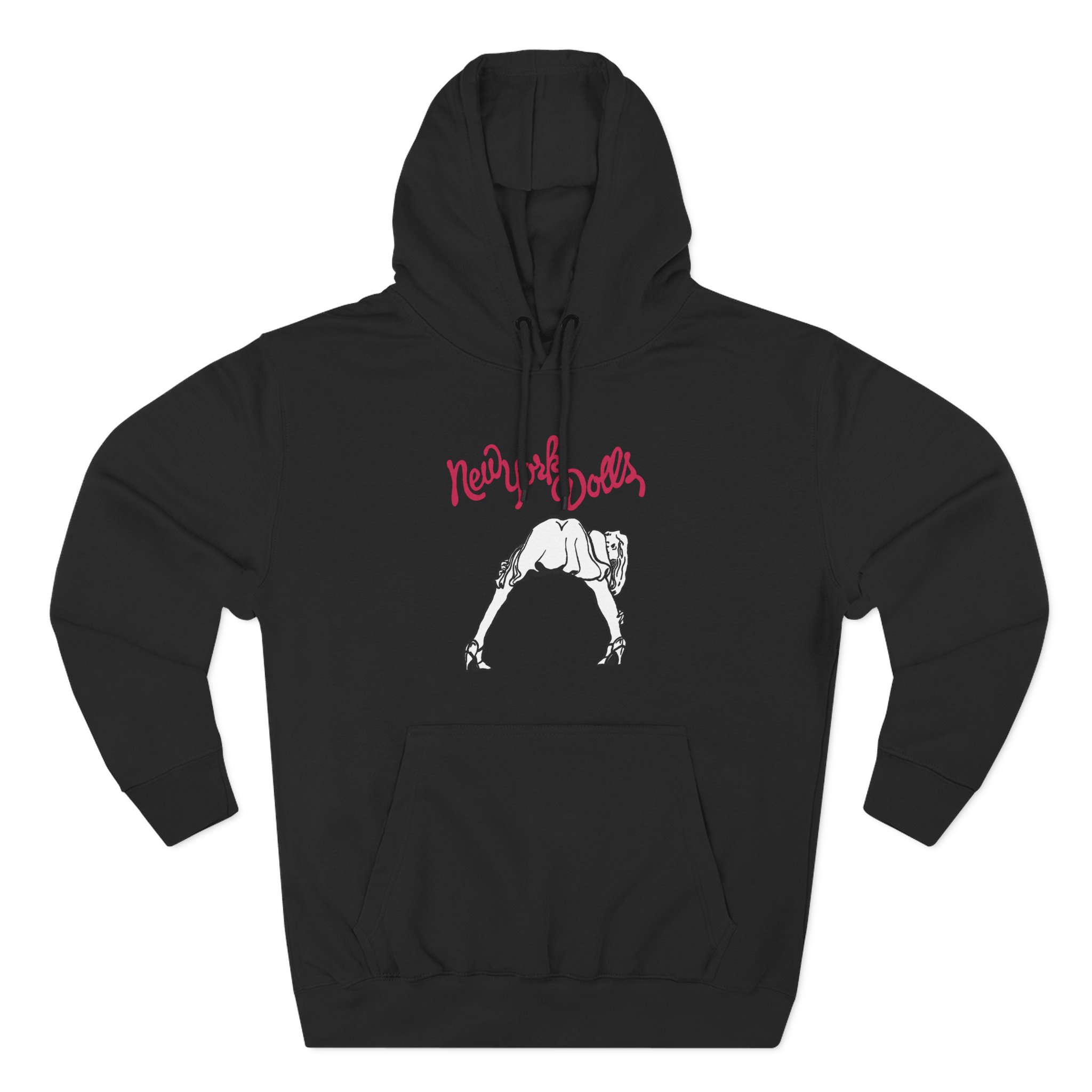 New York Dolls Lipstick Girl Three-Panel Fleece Hoodie