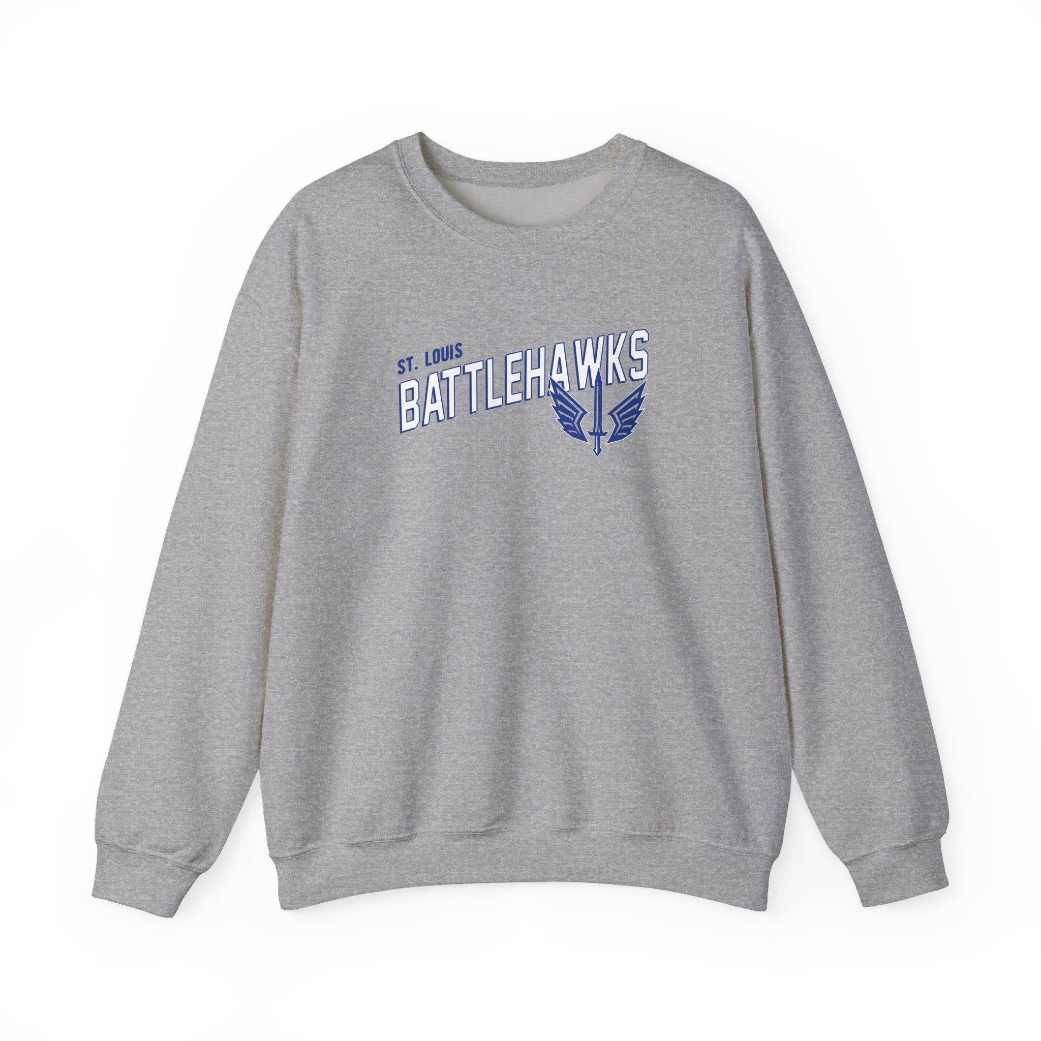 St. Louis Battlehawks 108 Stitches Tarc Merman Unisex Heavy Blendâ„¢ Crewneck Sweatshirt