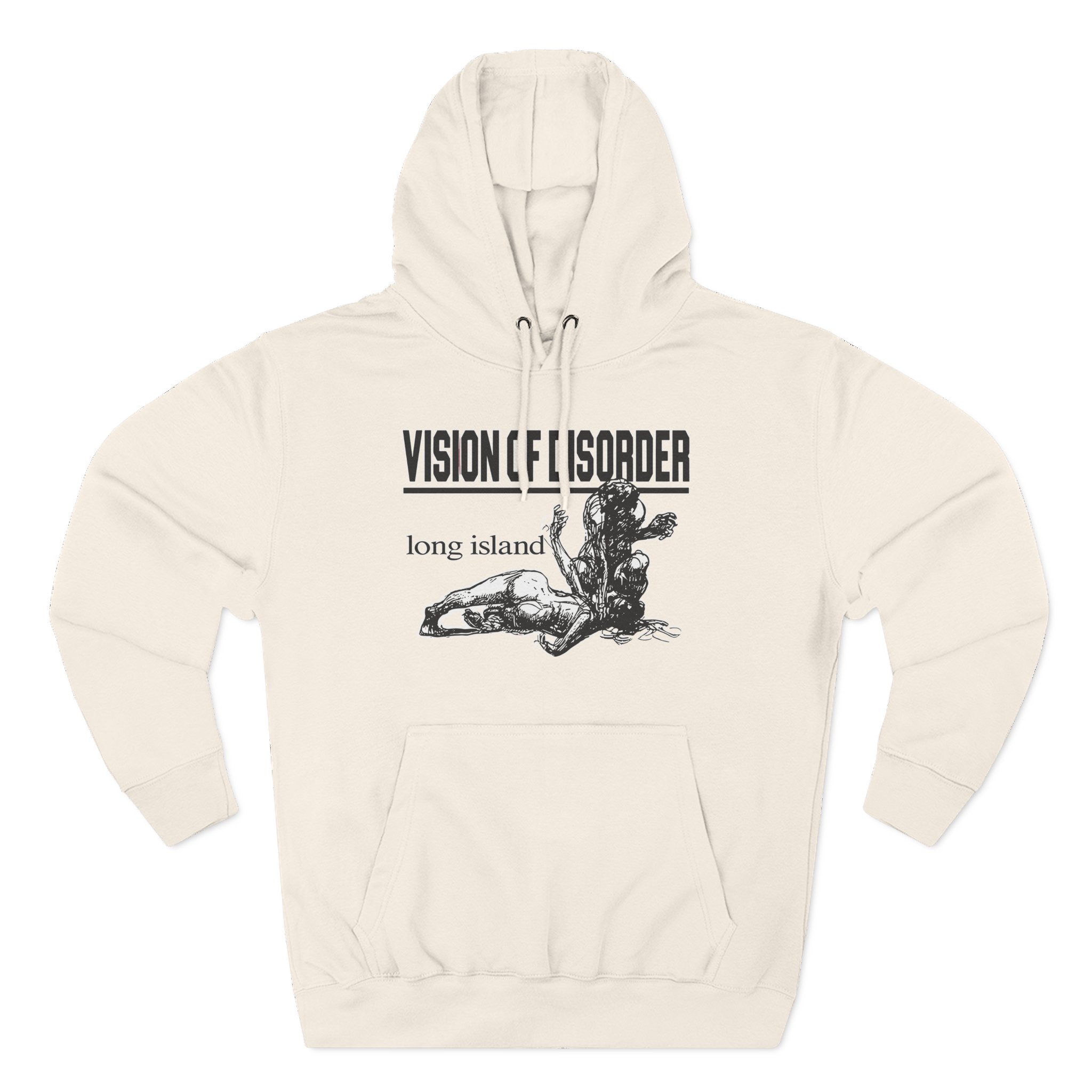 Vision of Disorder long island Three-Panel Fleece Hoodie