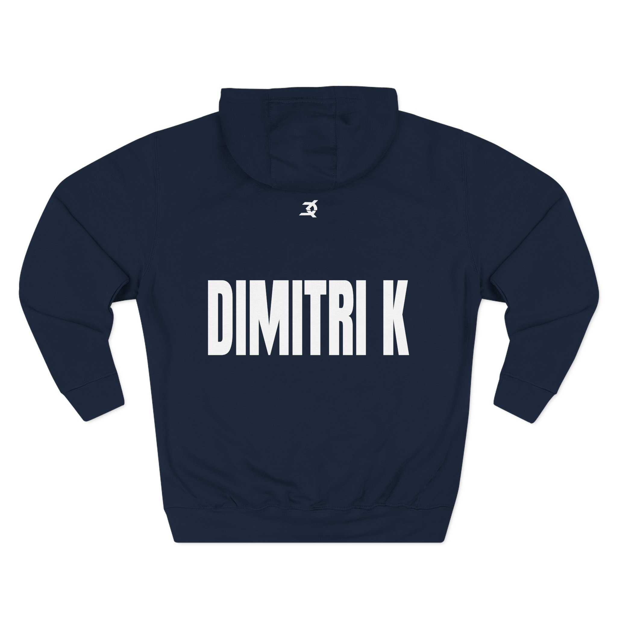 Dimitri K Three-Panel Fleece Hoodie