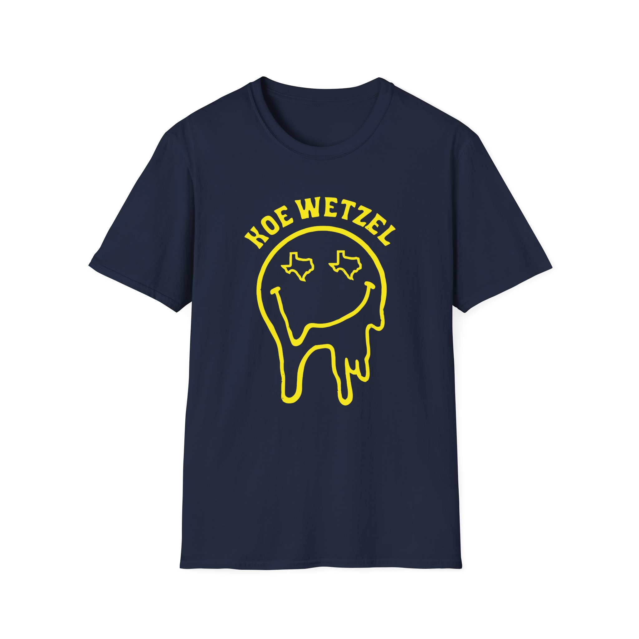 Koe Wetzel Drippy Smiley Unisex Softstyle T-Shirt