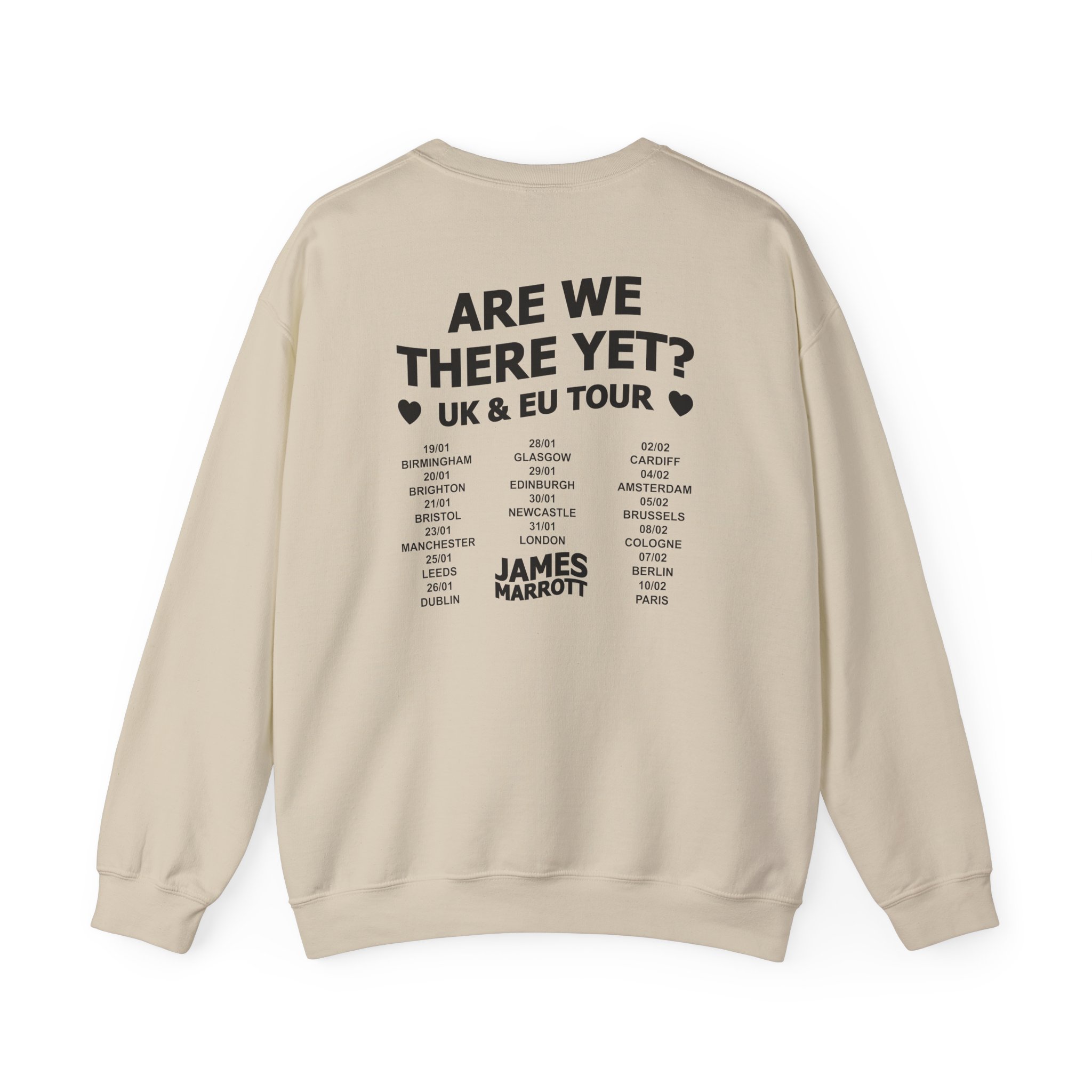 James Marriott 2024 Tour Logo Unisex Heavy Blendâ„¢ Crewneck Sweatshirt