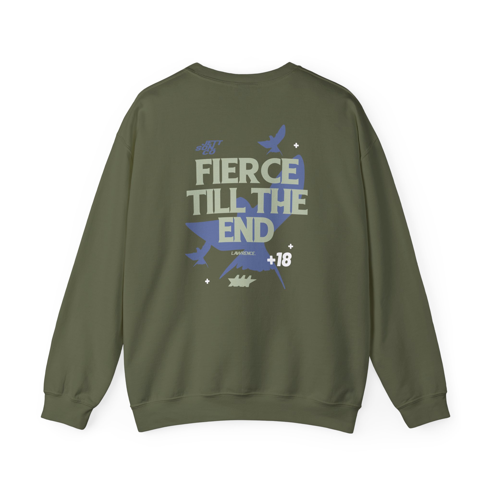 Jett Lawrenc Fierce Till the End Unisex Heavy Blendâ„¢ Crewneck Sweatshirt