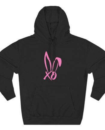 Bunnie Xo Logo Three-Panel Fleece Hoodie