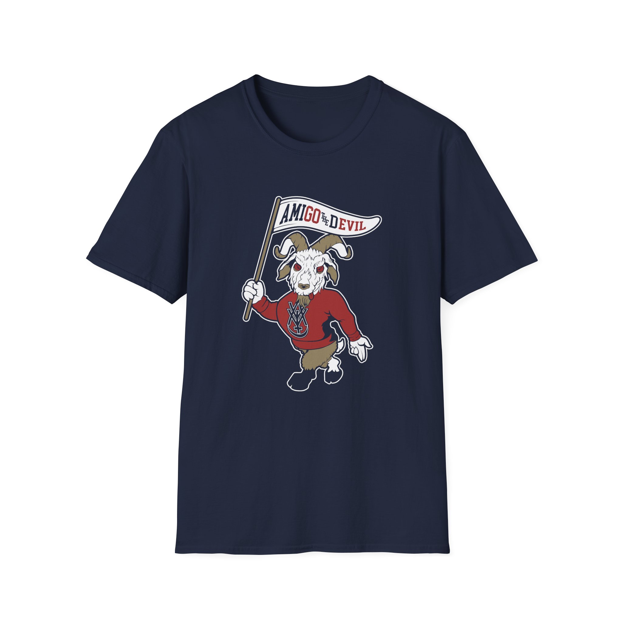 Amigo The Devil Go Evil Mascot Unisex Softstyle T-Shirt