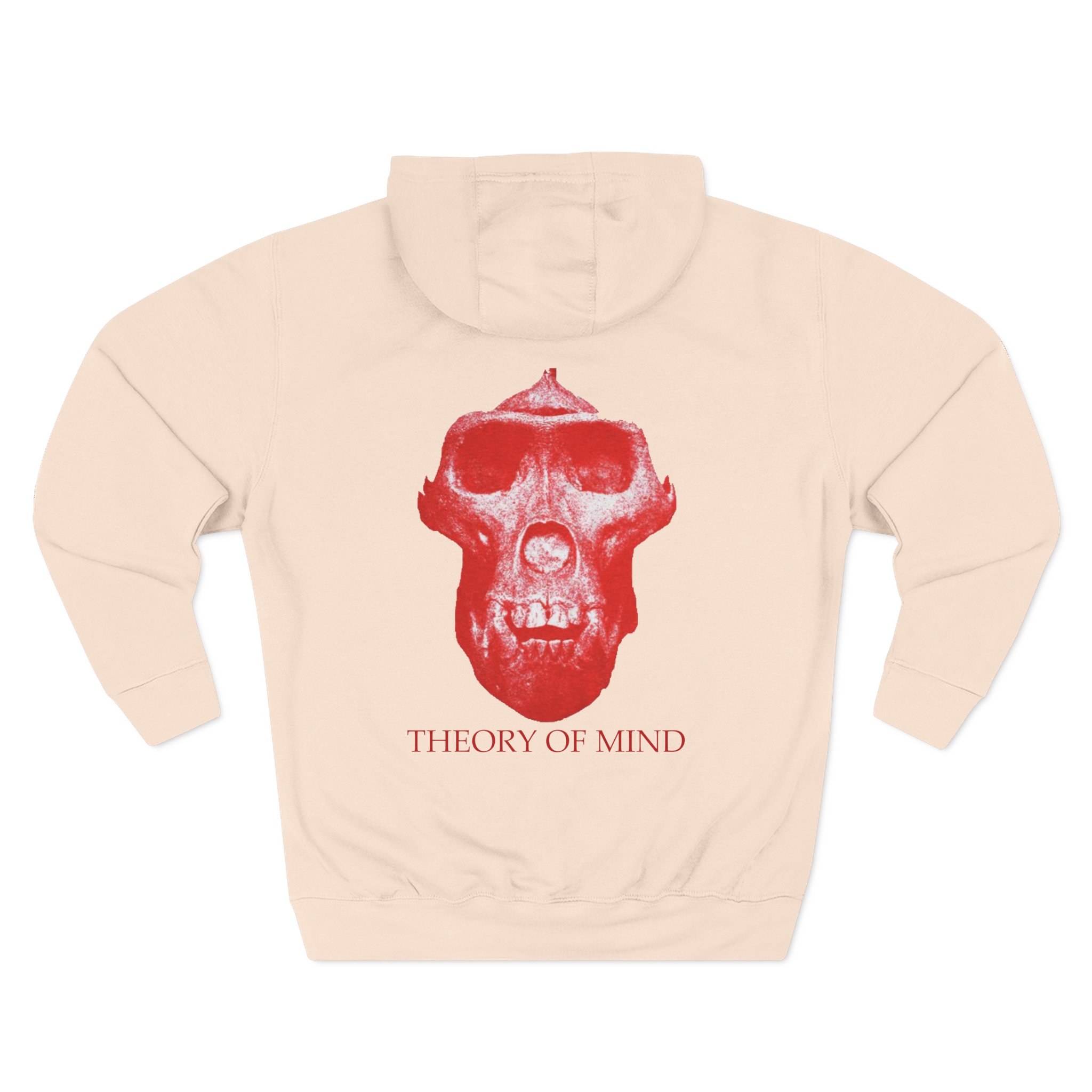 Kublai Khan - Monkey Skull Three-Panel Fleece Hoodie