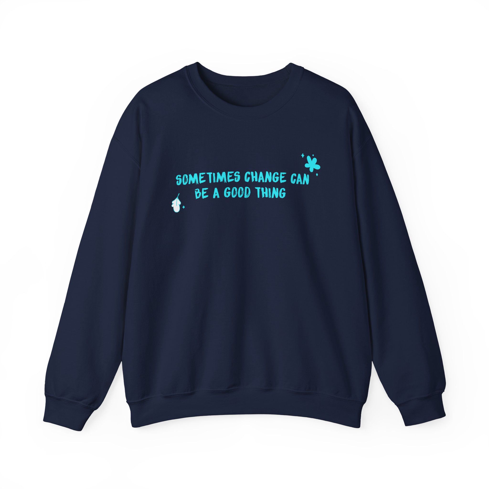 Heartstopper Sometimes Change Can Be a Good Thing Unisex Heavy Blendâ„¢ Crewneck Sweatshirt