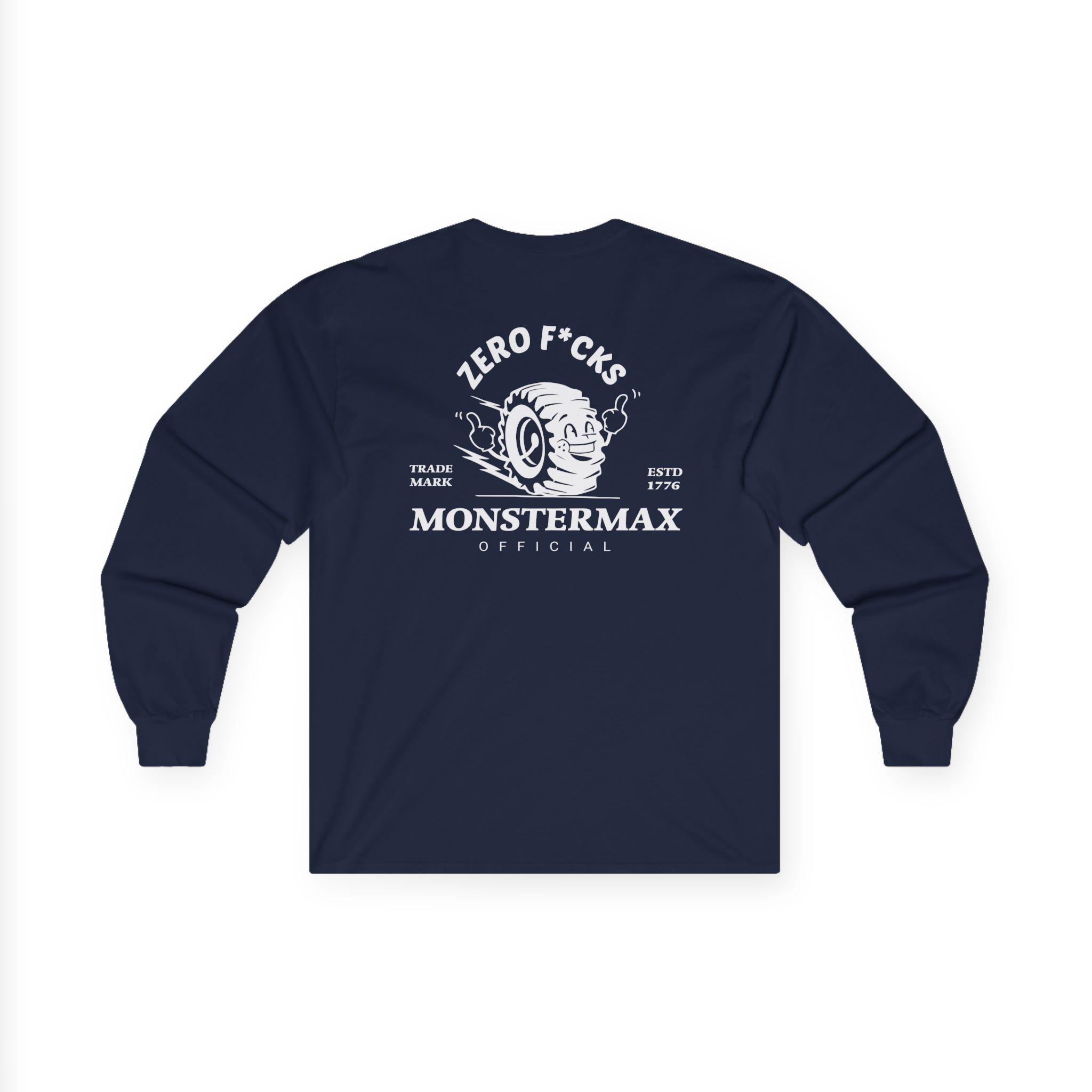 Monstermax Zero Fucks Unisex Ultra Cotton Long Sleeve Tee