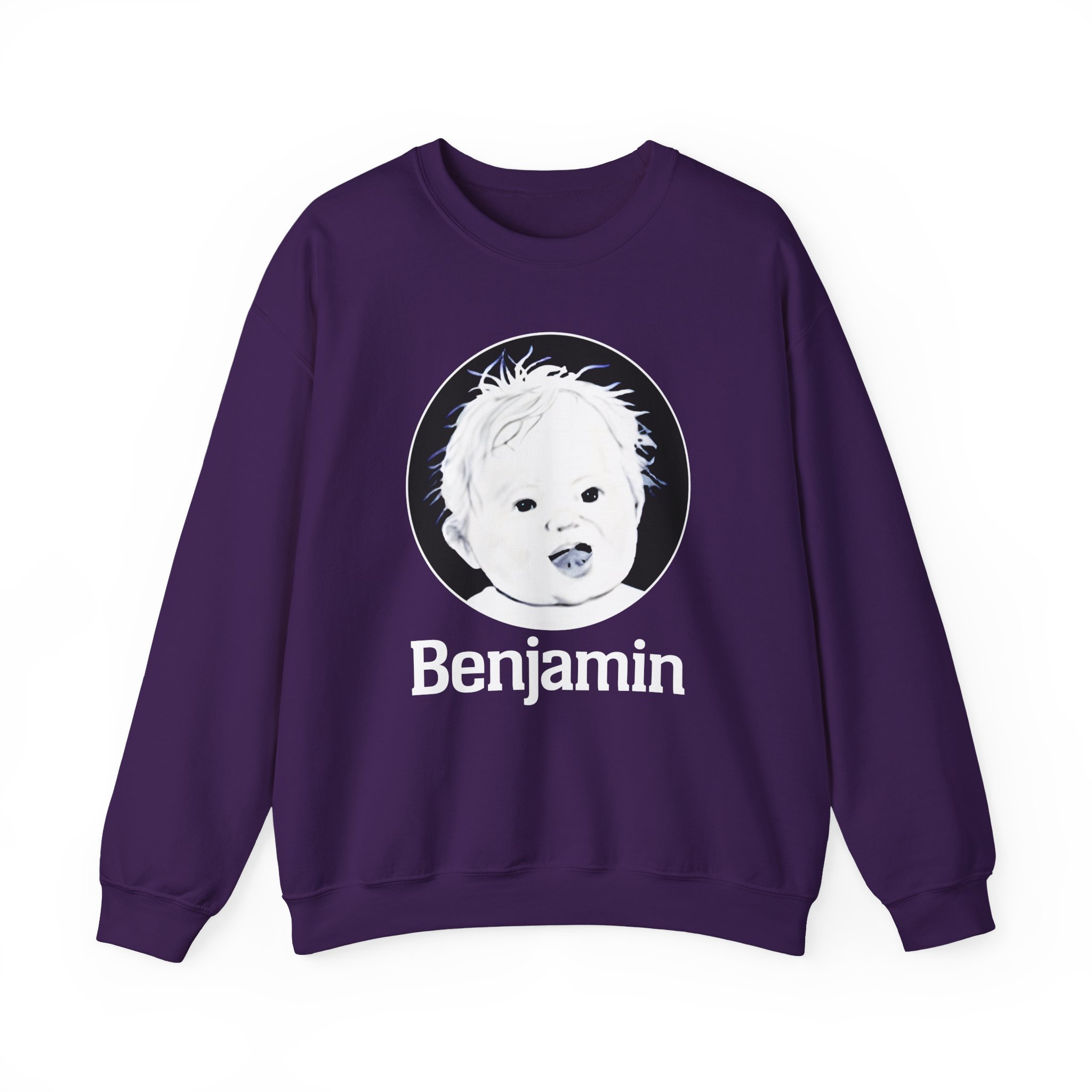 Garrett Watts Baby Benjamin Unisex Heavy Blendâ„¢ Crewneck Sweatshirt