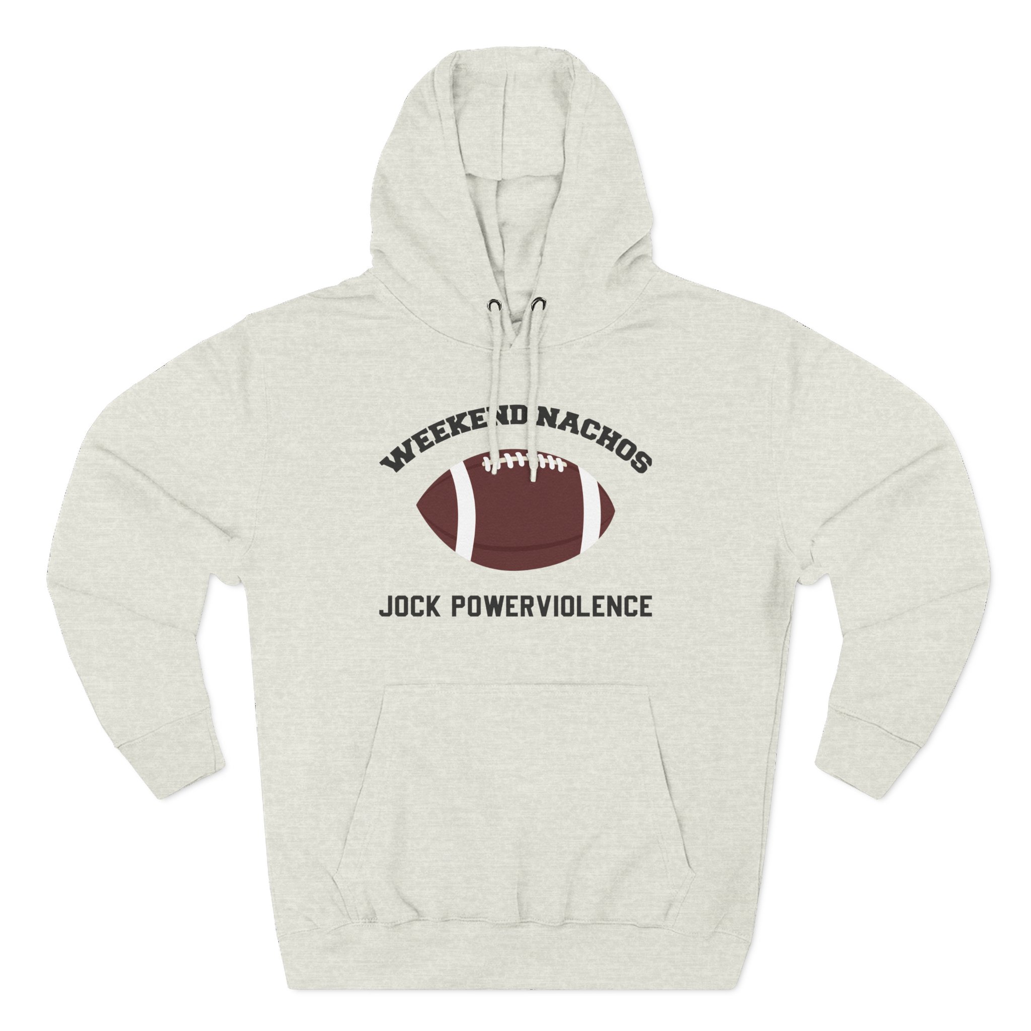 Weekend Nachos Jock Three-Panel Fleece Hoodie