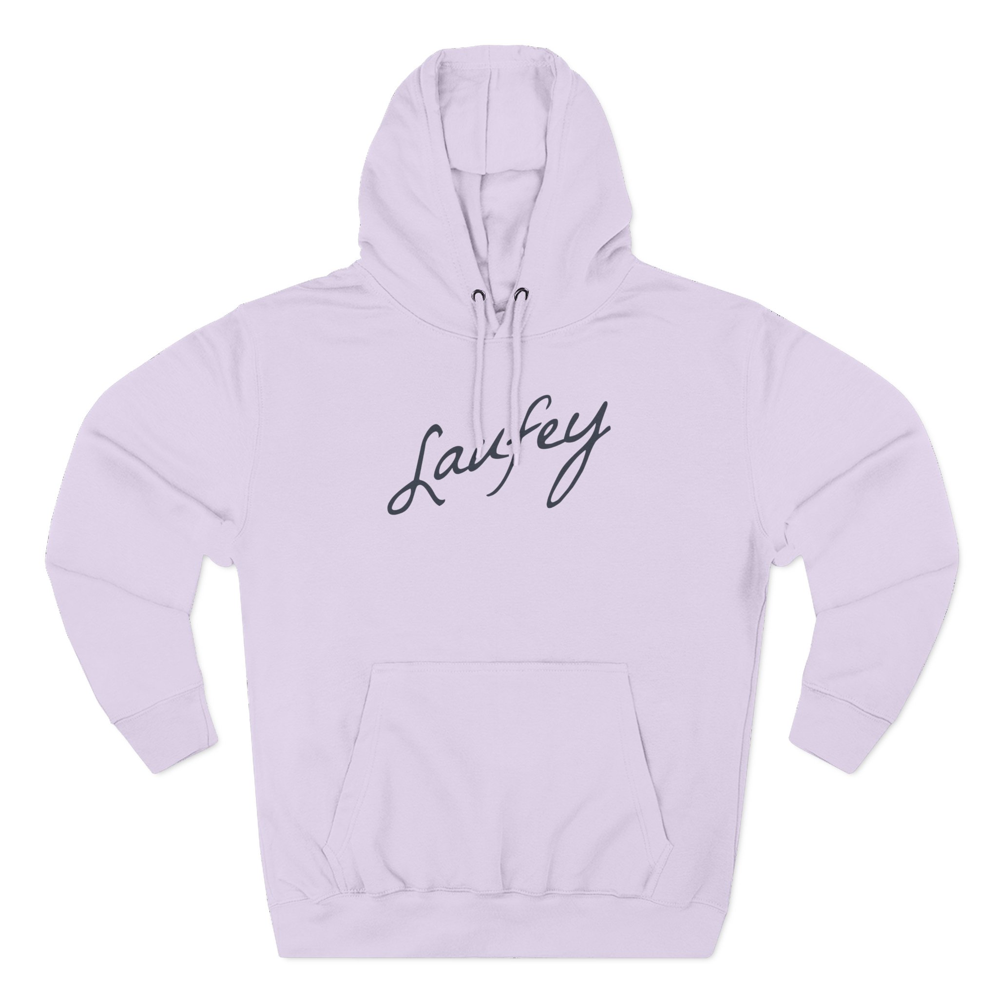 Laufey Embroidered Signature Three-Panel Fleece Hoodie