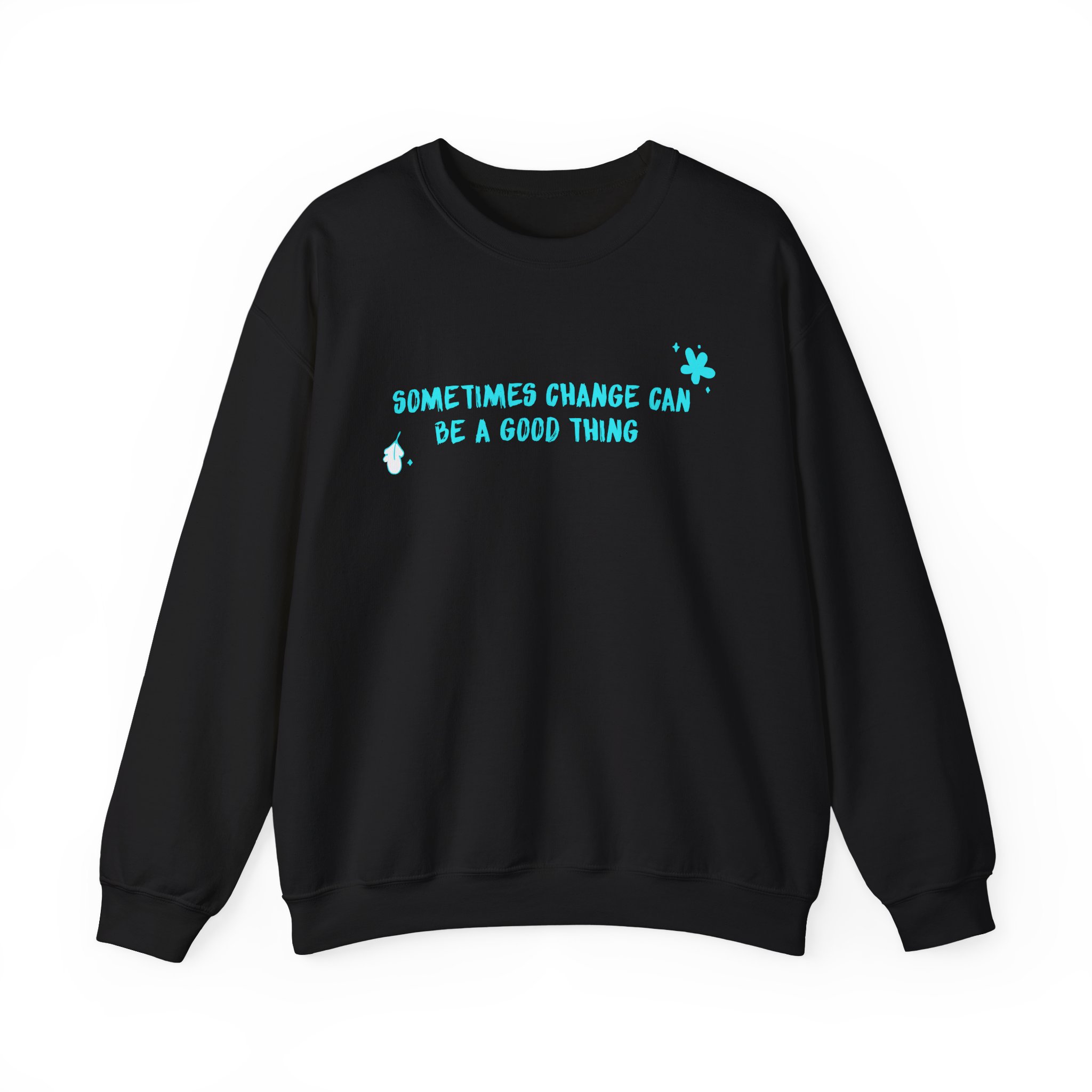 Heartstopper Sometimes Change Can Be a Good Thing Unisex Heavy Blendâ„¢ Crewneck Sweatshirt