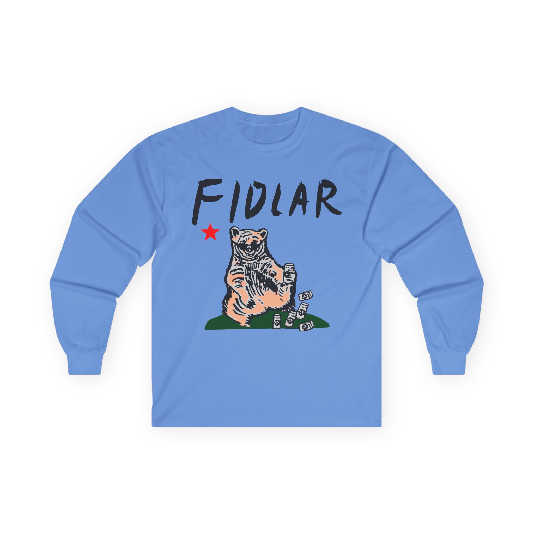 California Bear Drink Cheap Beer Fidlar Unisex Ultra Cotton Long Sleeve Tee