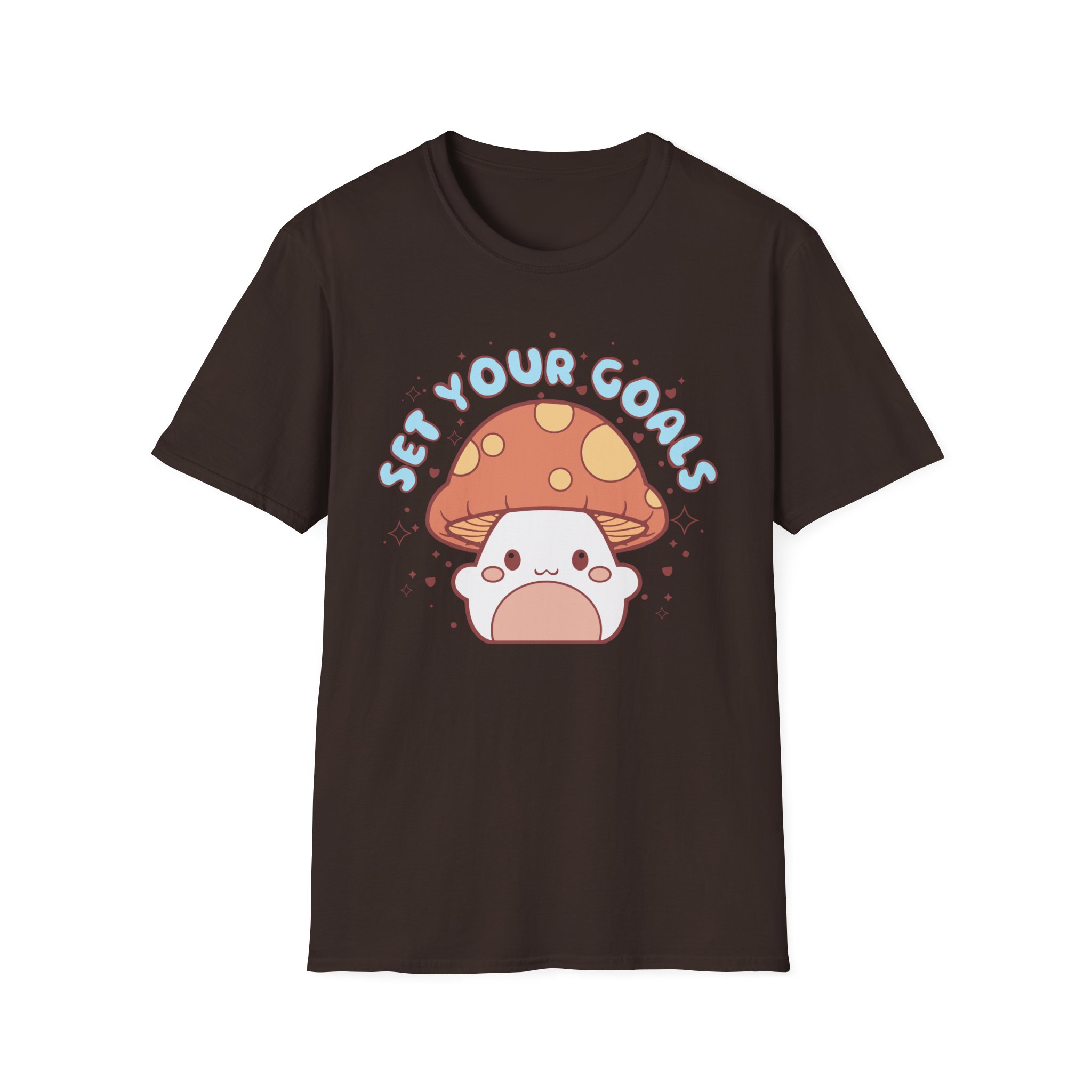 Set Your Goals Shroom Unisex Softstyle T-Shirt