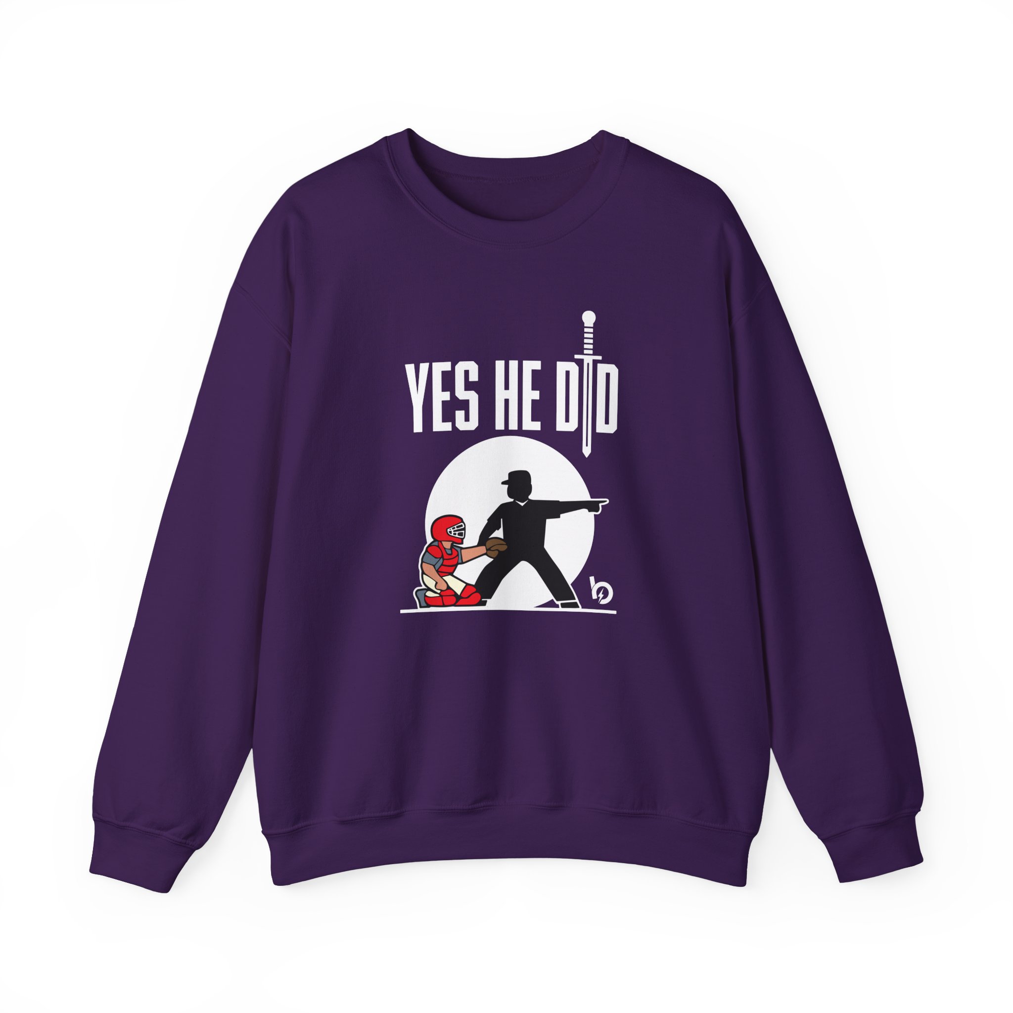 Trevor Bauer Yes He Did Unisex Heavy Blendâ„¢ Crewneck Sweatshirt