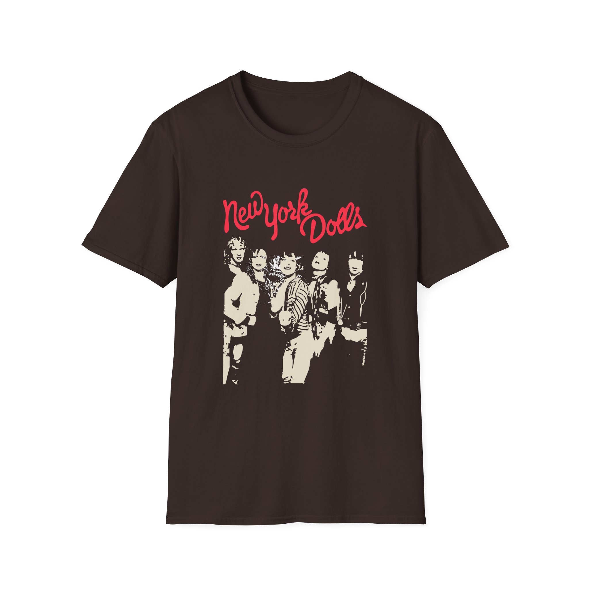 New York Dolls Trash Photo Unisex Softstyle T-Shirt