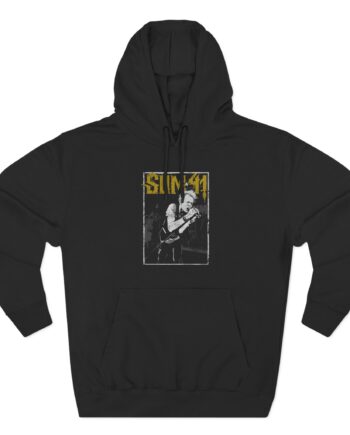 Sum 41 Illustrated Live Shot Three-Panel Fleece Hoodie