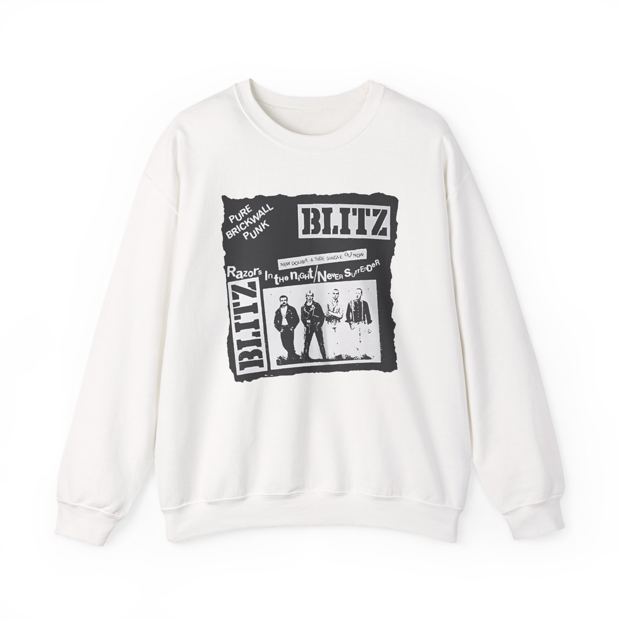 Blitz Pure Brick Wall Unisex Heavy Blendâ„¢ Crewneck Sweatshirt